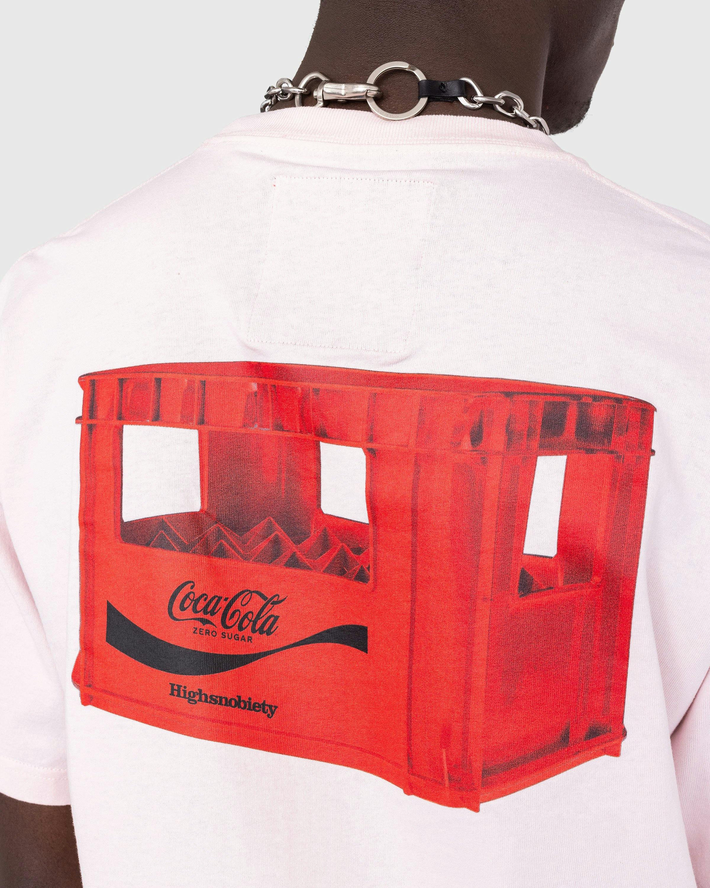 Highsnobiety x Coca-Cola Zero Sugar - Short Sleeve T-Shirt Pink - Clothing - Pink - Image 6