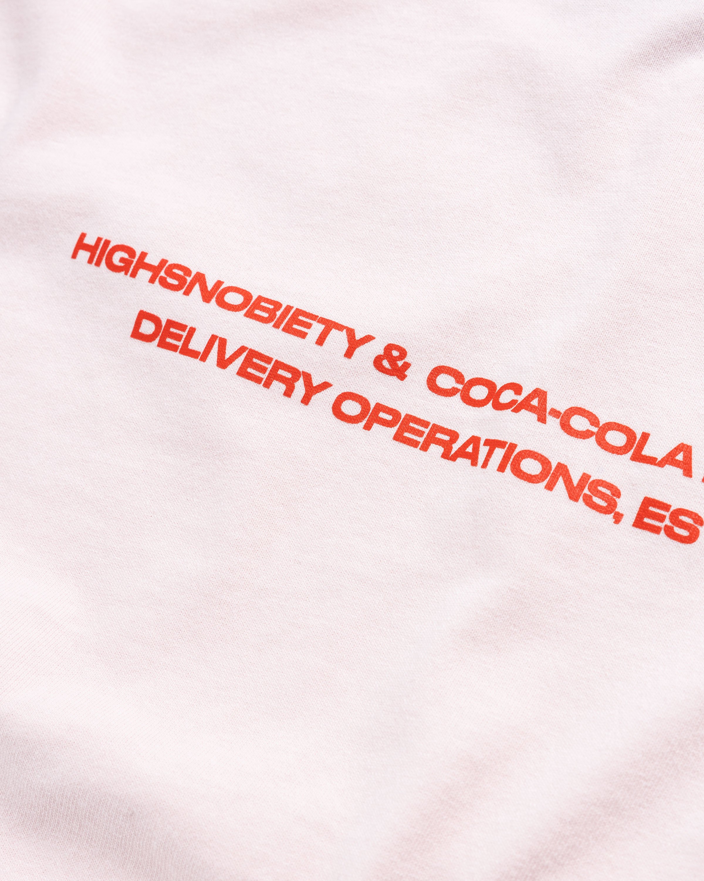 Highsnobiety x Coca-Cola Zero Sugar - Short Sleeve T-Shirt Pink - Clothing - Pink - Image 7