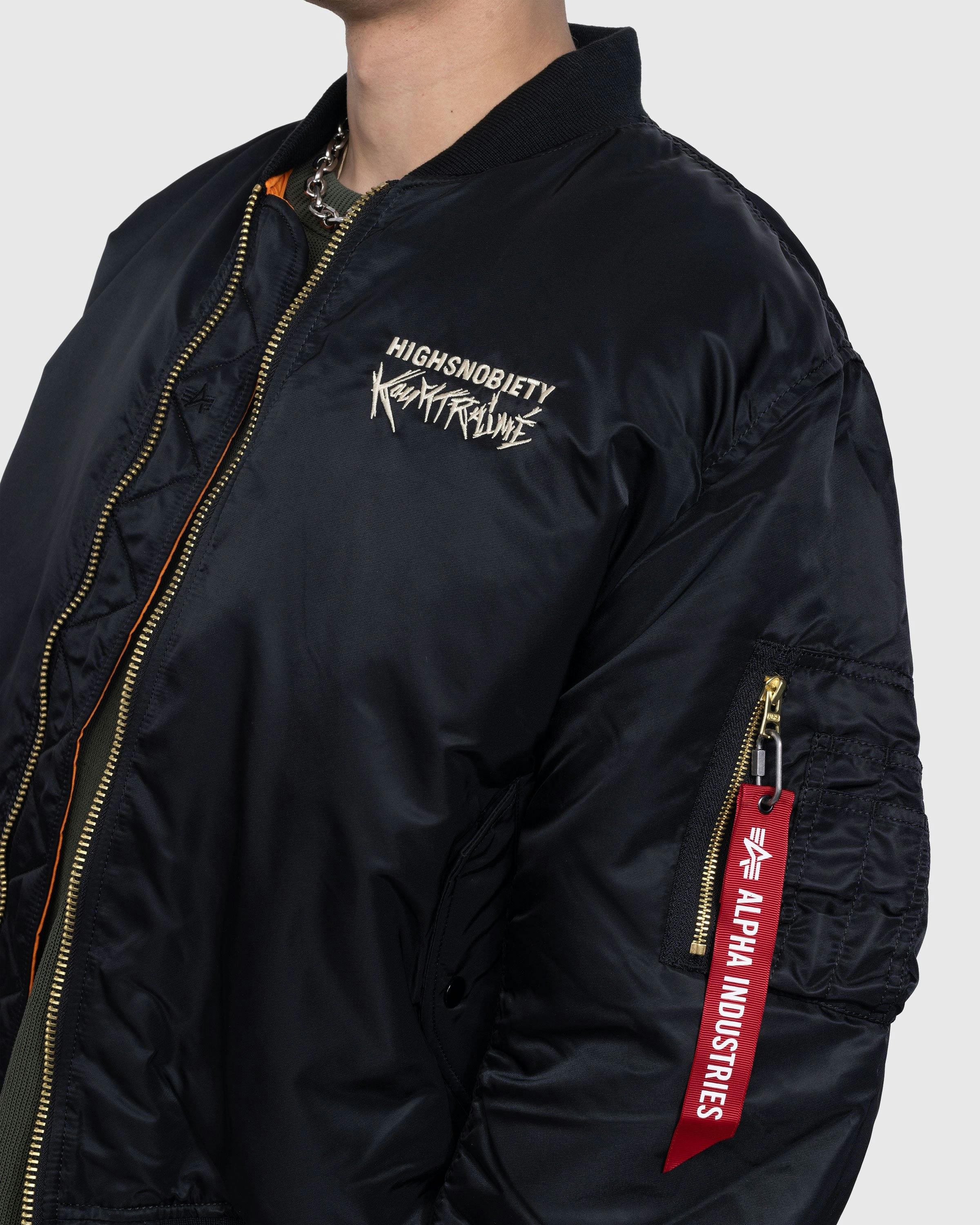 École Kourtrajmé x Highsnobiety - Alpha Industries MA-1 Bomber Jacket - Clothing - Black - Image 5