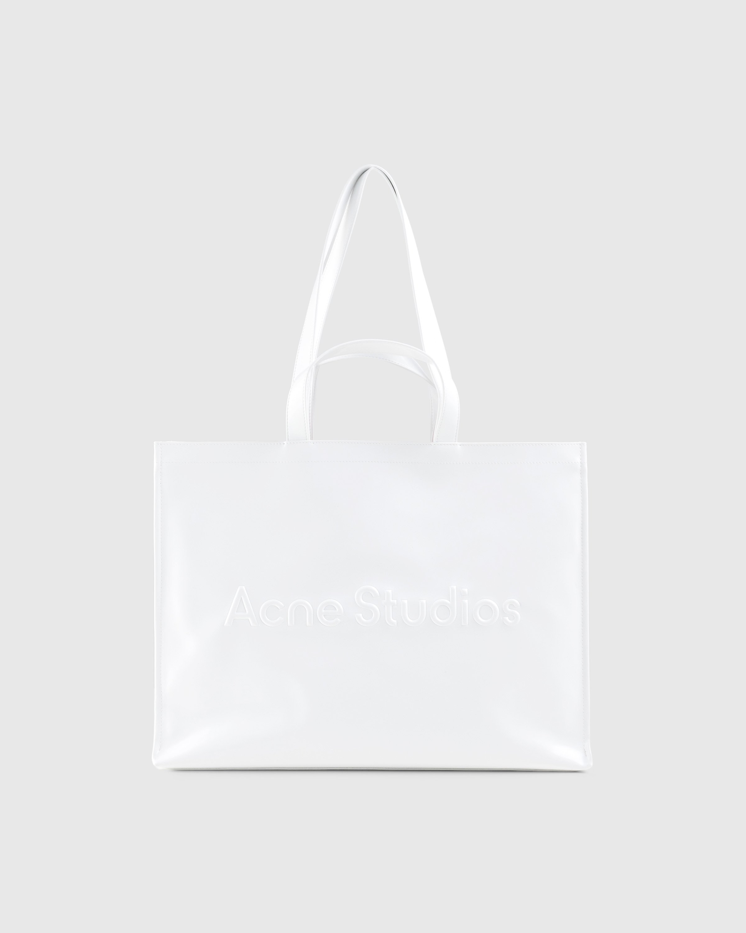 Acne Studios - East-West Tote Bag White - Accessories - White - Image 1