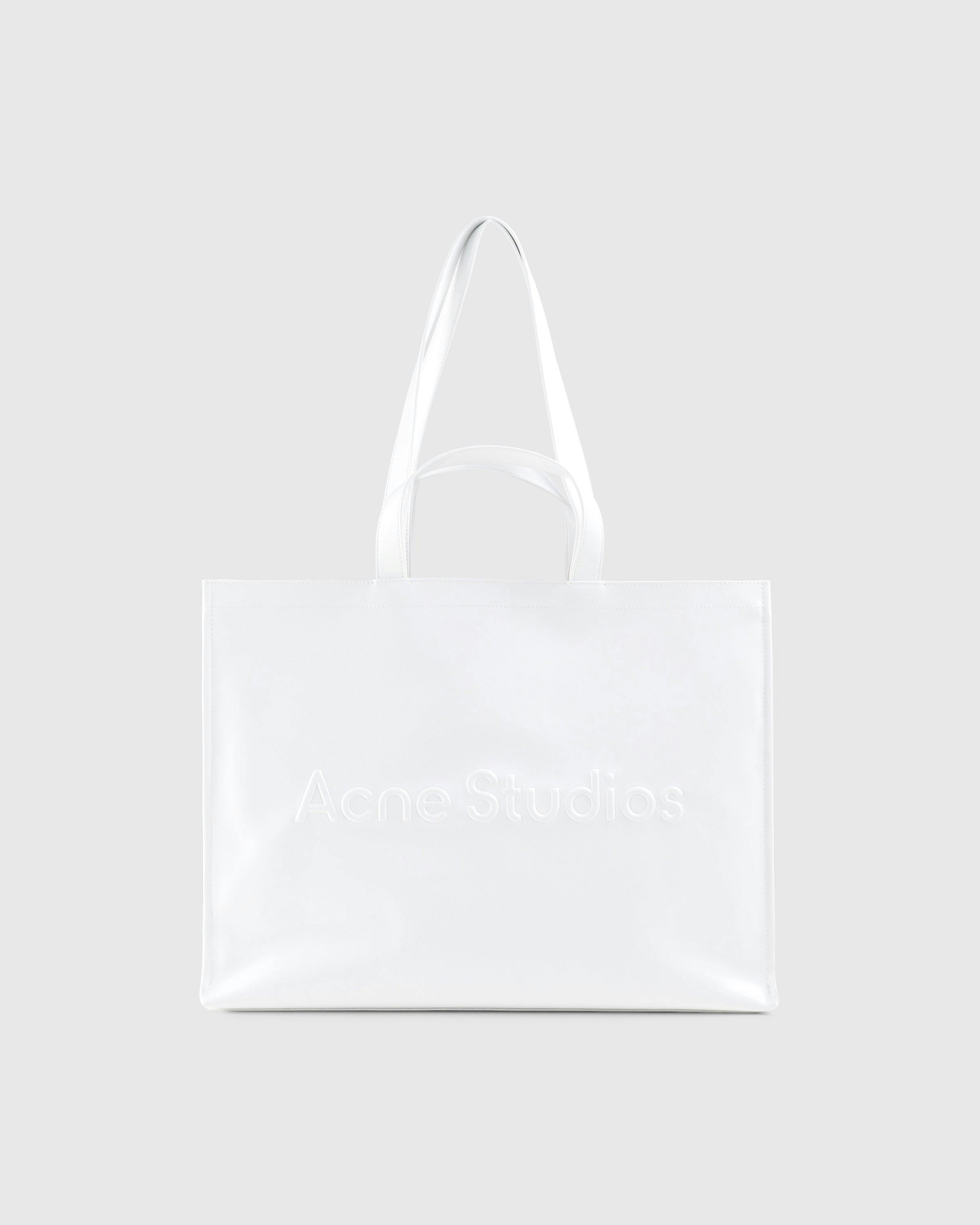 Acne Studios - East-West Tote Bag White - Accessories - White - Image 1