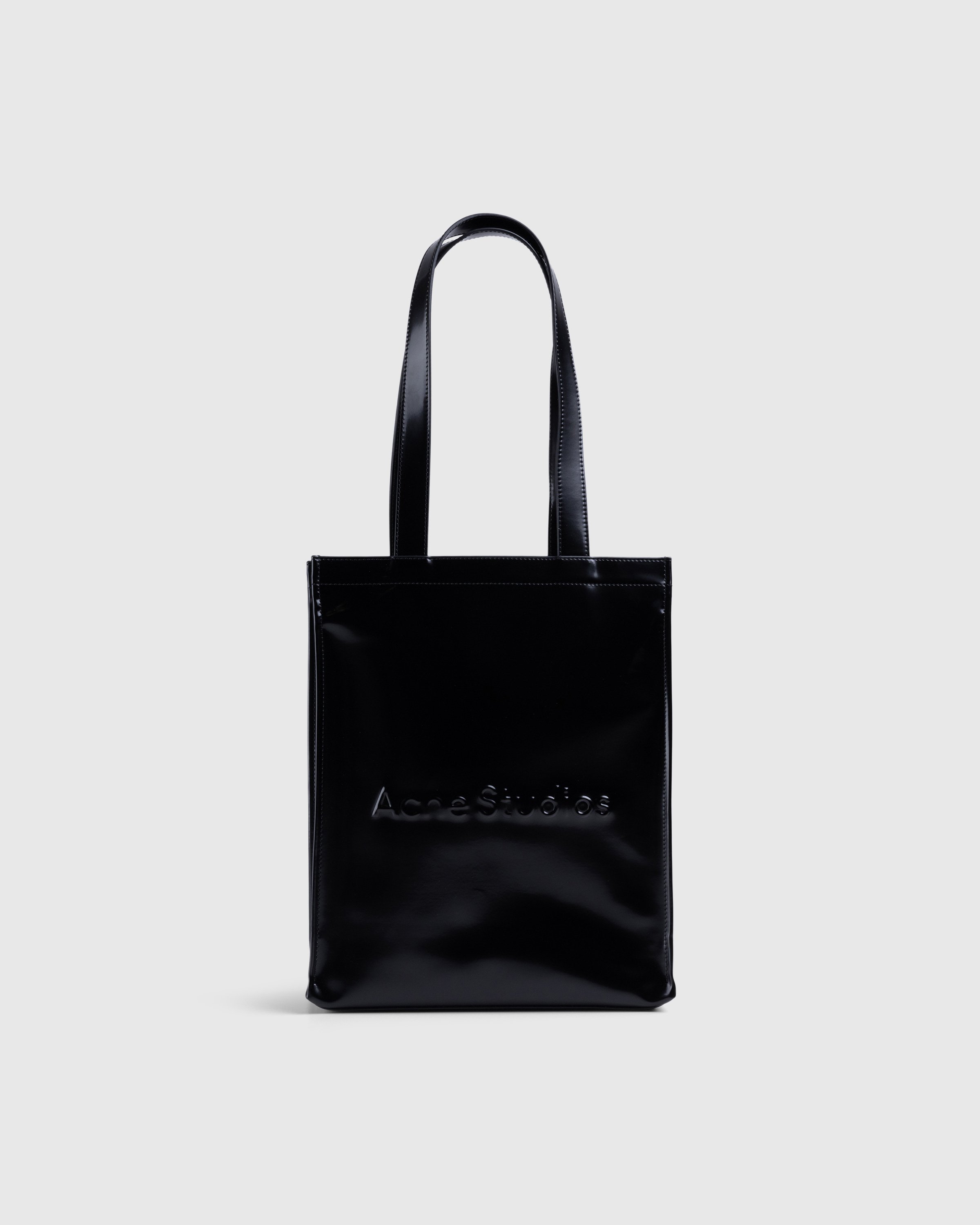Acne Studios - Logo Shoulder Tote Bag Black - Accessories - Black - Image 1