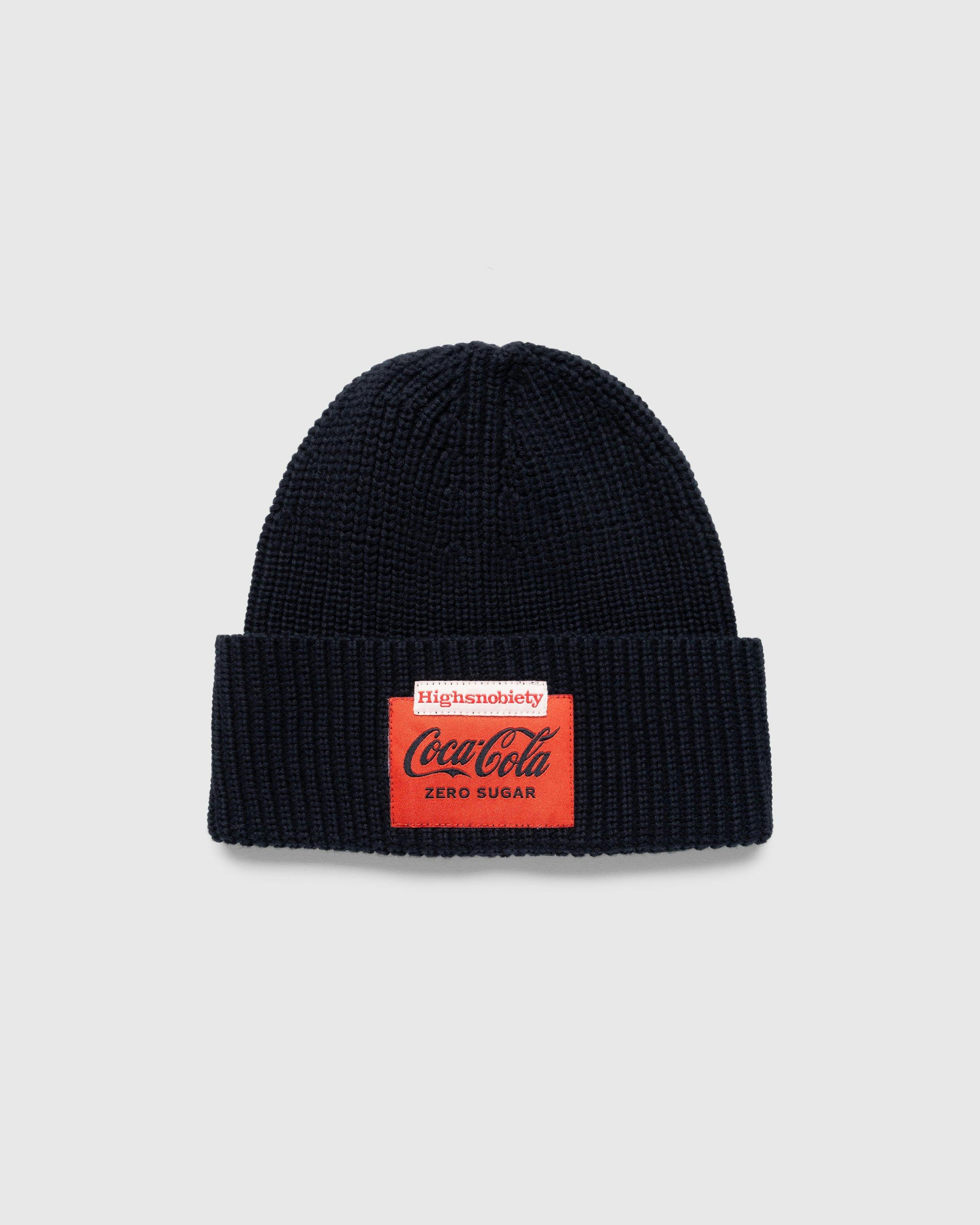 Highsnobiety x Coca-Cola Zero Sugar - Beanie Black - Accessories - Black - Image 1