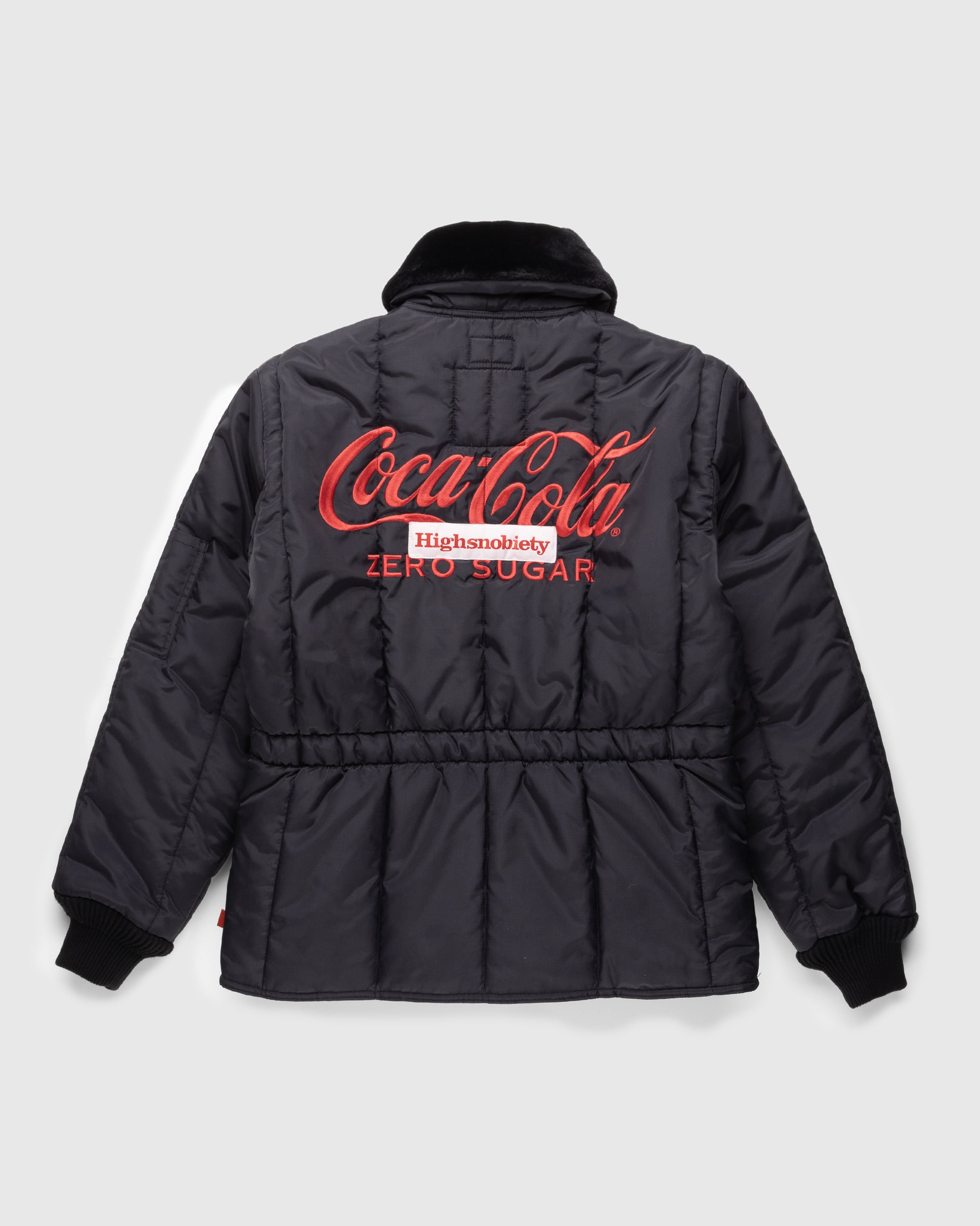 Highsnobiety x Coca-Cola Zero Sugar - RefrigiWear Iron-Tuff® Polar Jacket - Clothing - Black - Image 1