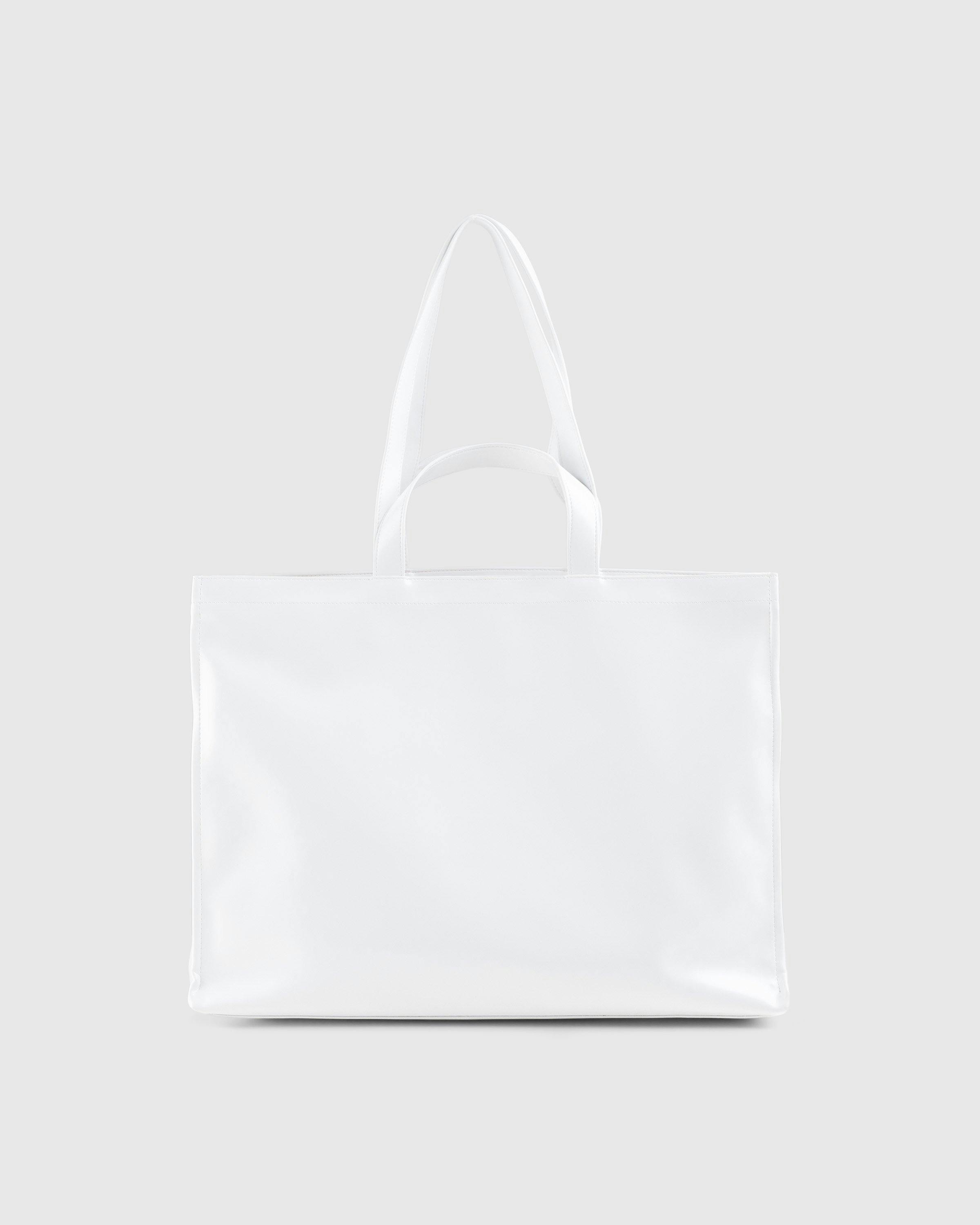 Acne Studios - East-West Tote Bag White - Accessories - White - Image 2