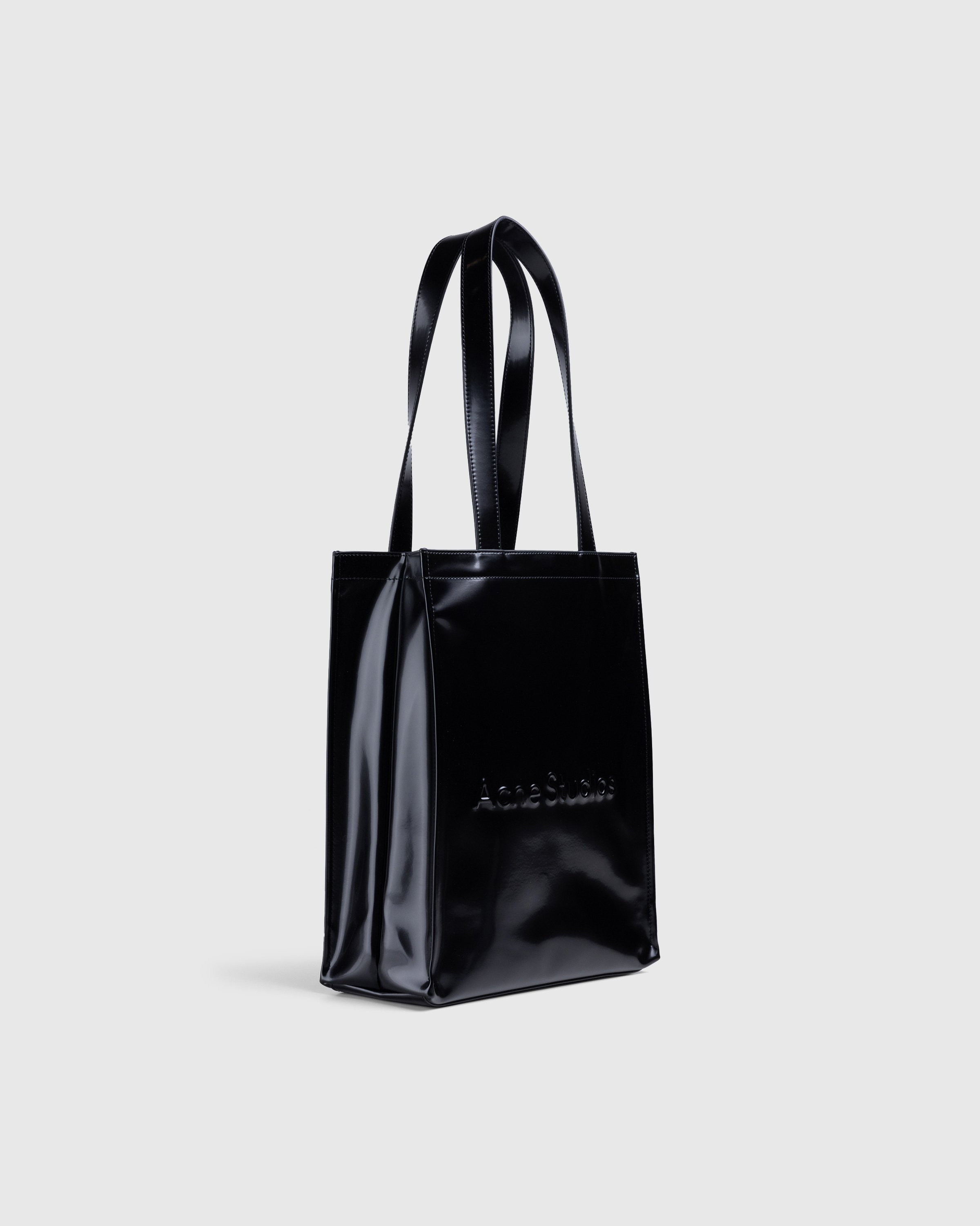 Acne Studios - Logo Shoulder Tote Bag Black - Accessories - Black - Image 3