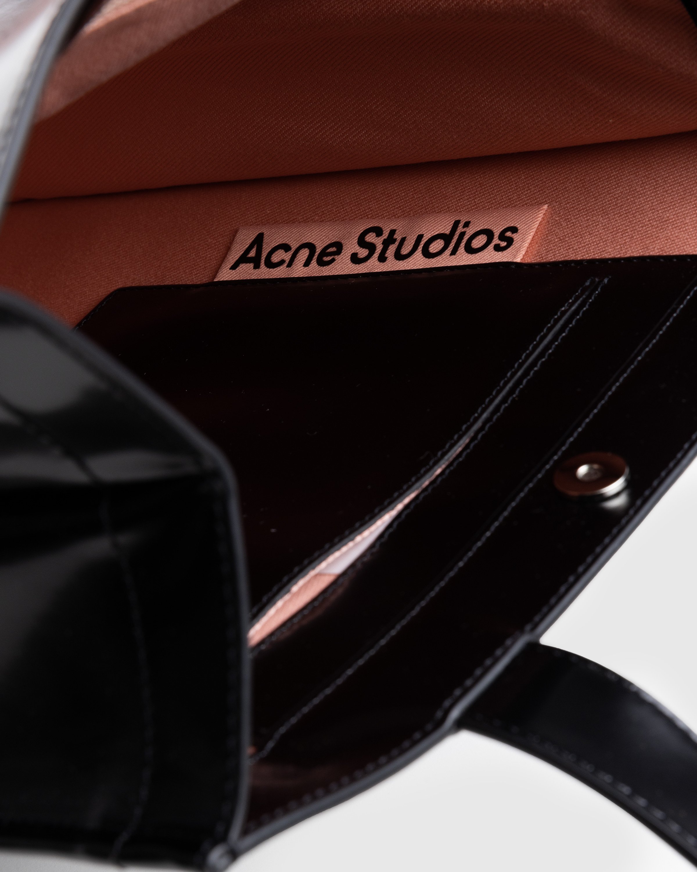 Acne Studios - Logo Shoulder Tote Bag Black - Accessories - Black - Image 4