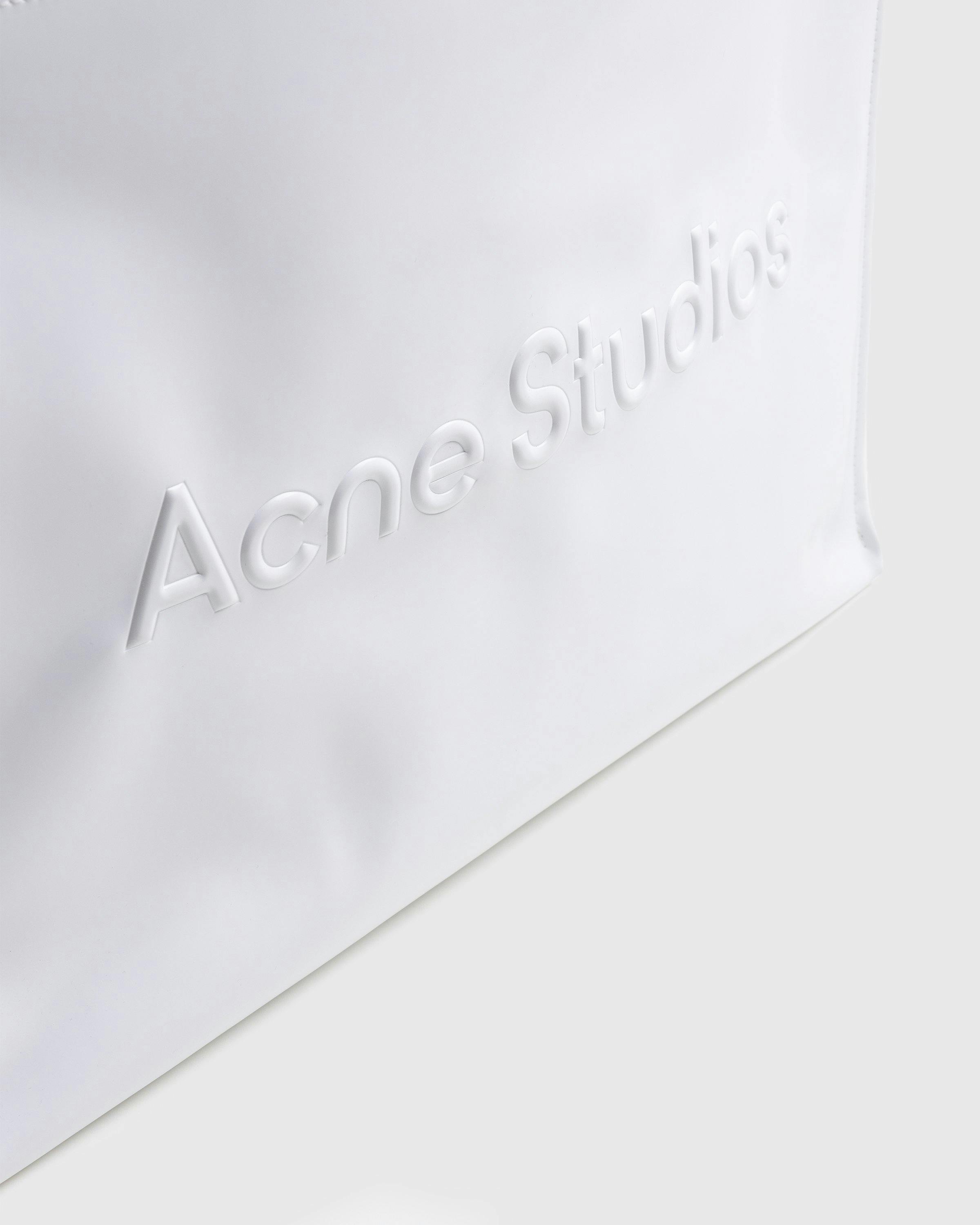 Acne Studios - East-West Tote Bag White - Accessories - White - Image 4