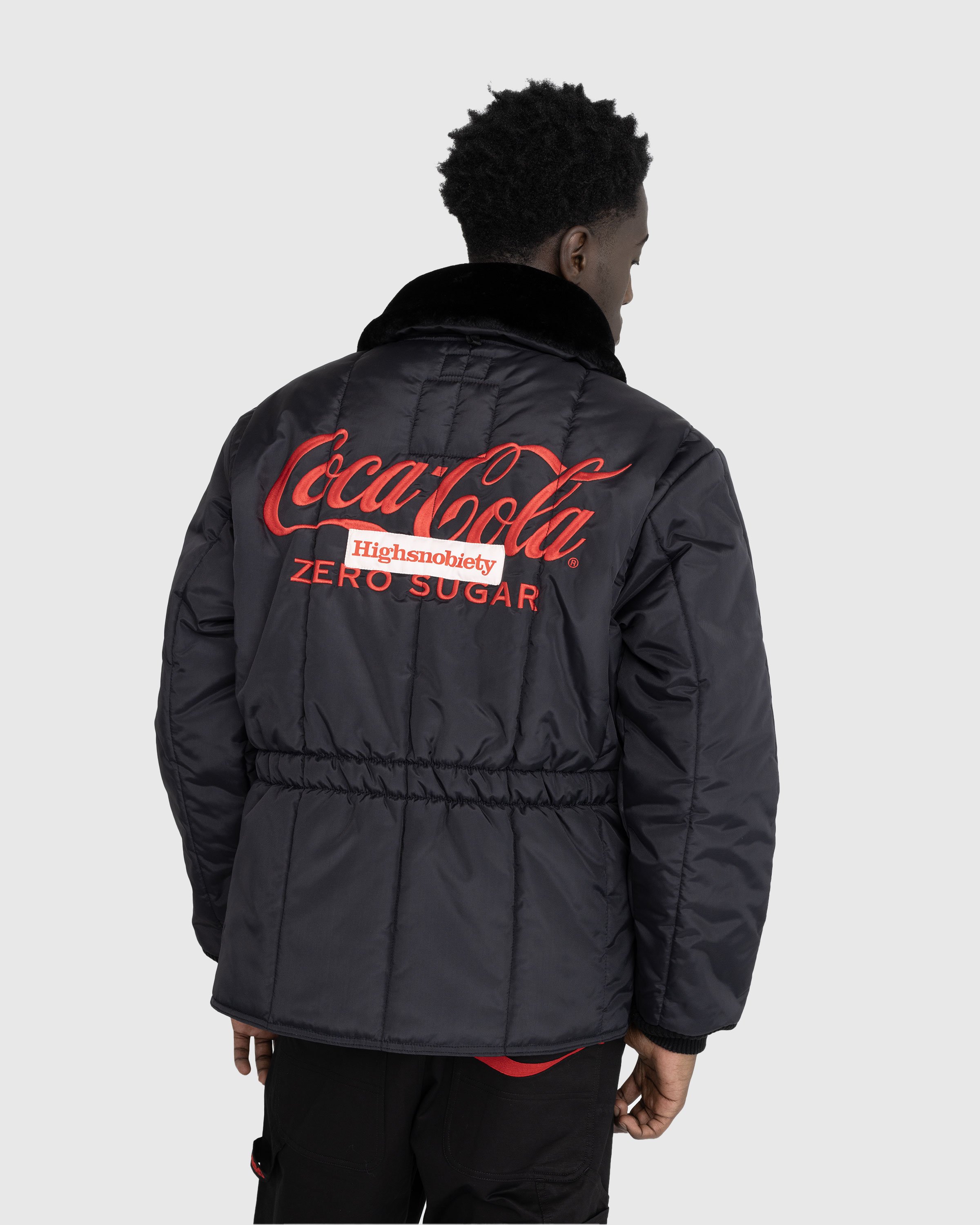 Highsnobiety x Coca-Cola Zero Sugar - RefrigiWear Iron-Tuff® Polar Jacket - Clothing - Black - Image 4