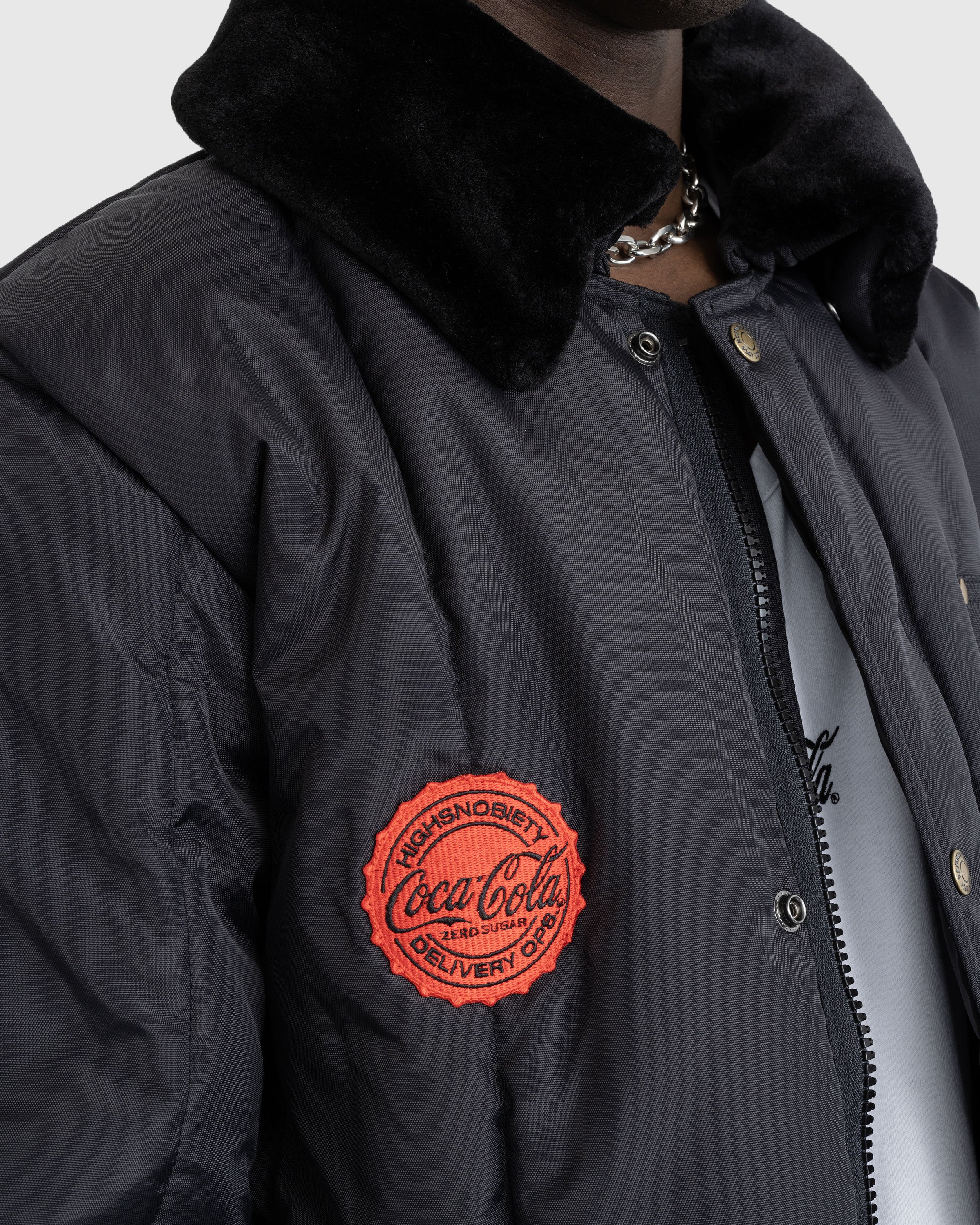 Highsnobiety x Coca-Cola Zero Sugar - RefrigiWear Iron-Tuff® Polar Jacket - Clothing - Black - Image 5