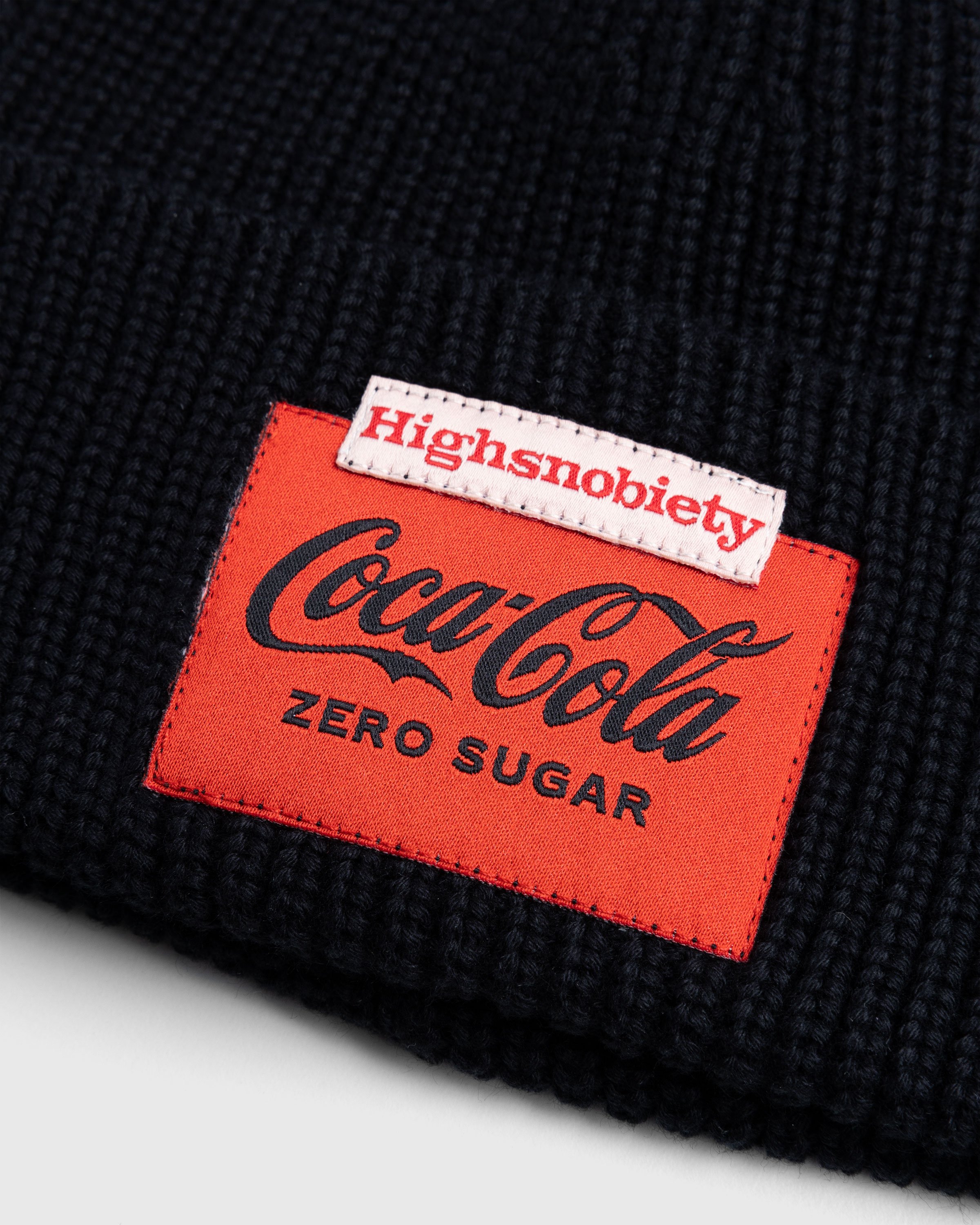 Highsnobiety x Coca-Cola Zero Sugar - Beanie Black - Accessories - Black - Image 5