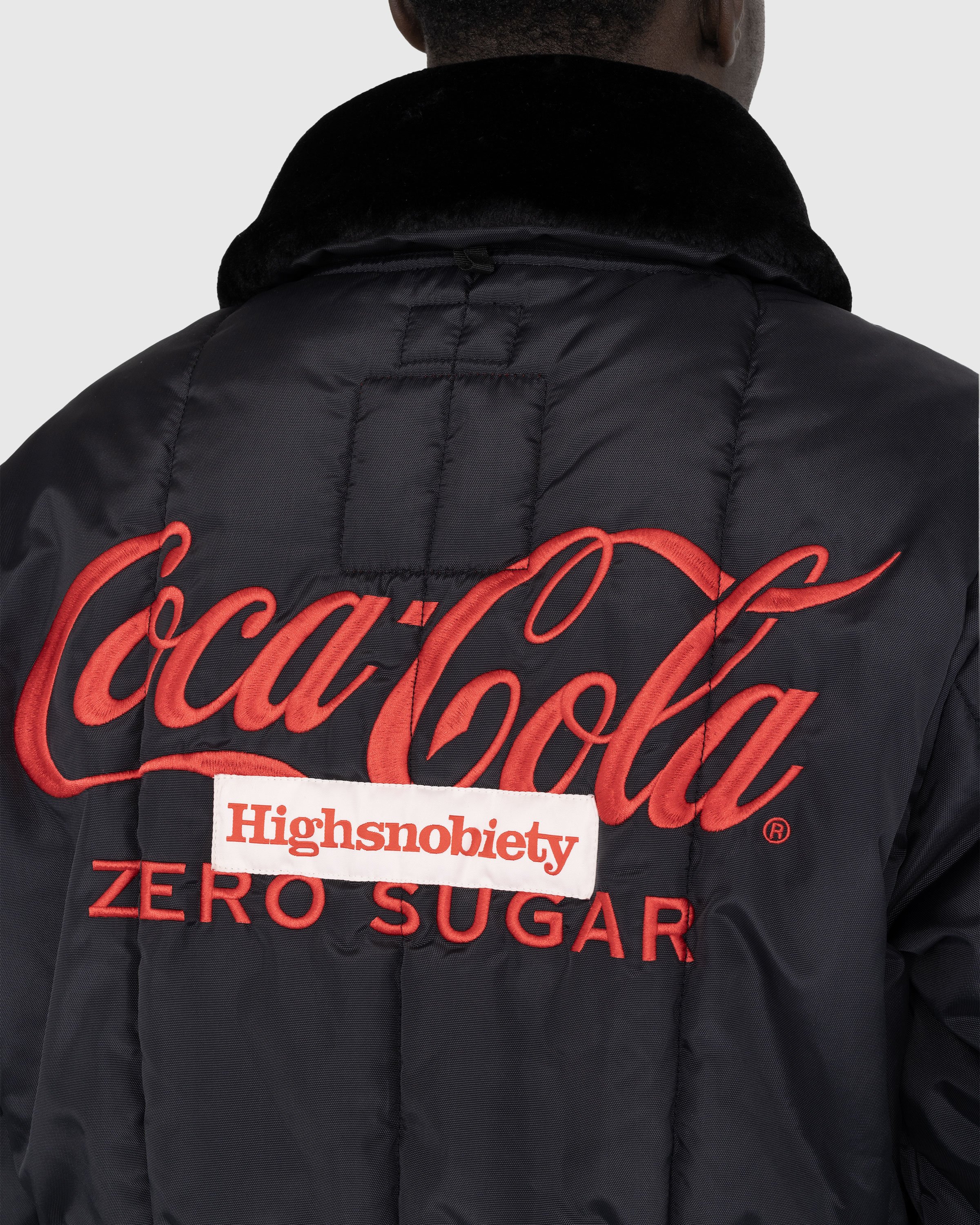 Highsnobiety x Coca-Cola Zero Sugar - RefrigiWear Iron-Tuff® Polar Jacket - Clothing - Black - Image 7