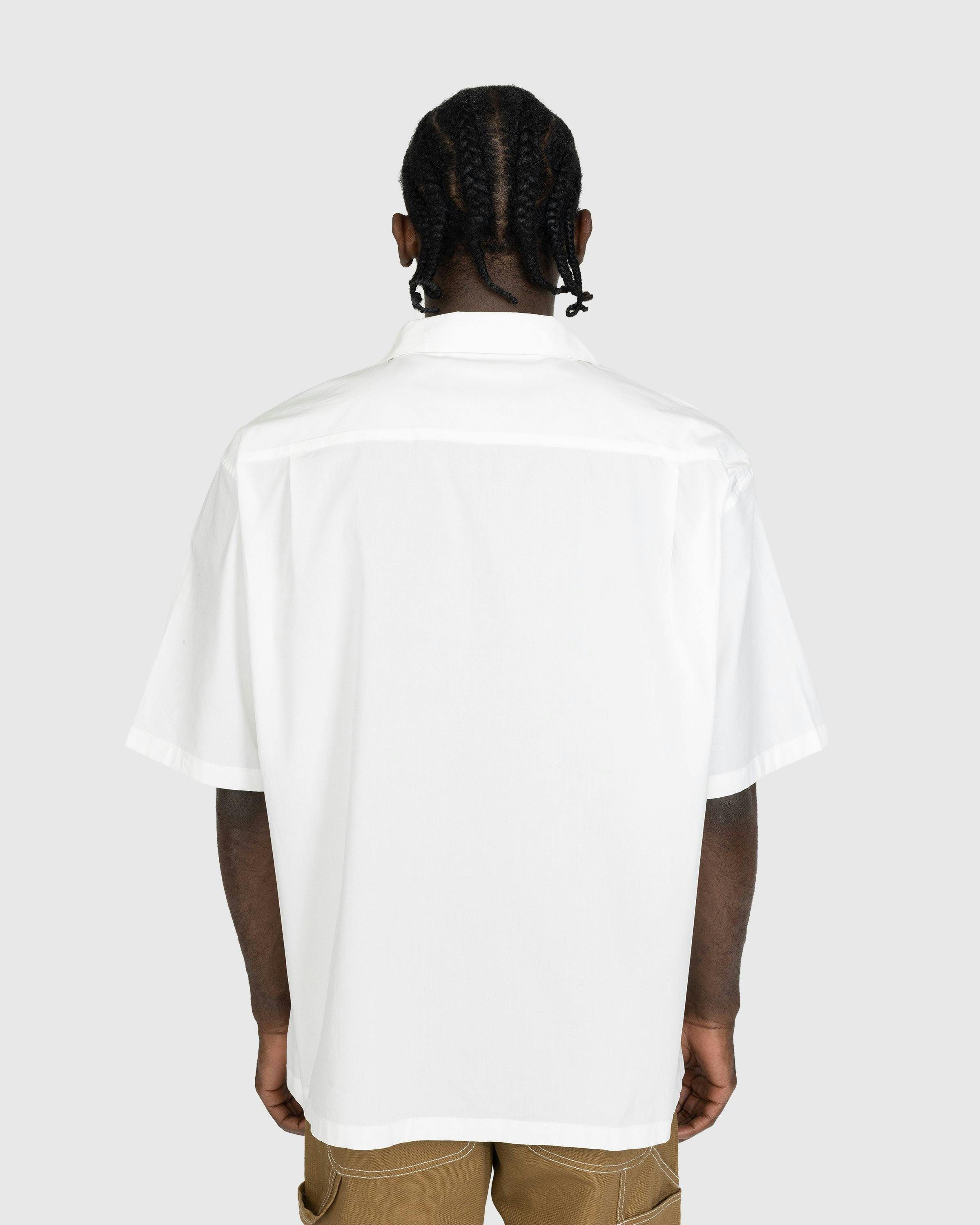 Highsnobiety - Poplin Short-Sleeve Shirt White - Clothing - White - Image 3