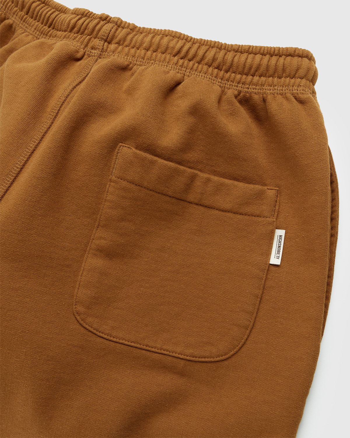 Highsnobiety - Logo Fleece Staples Pants Acorn - Clothing - Green - Image 4
