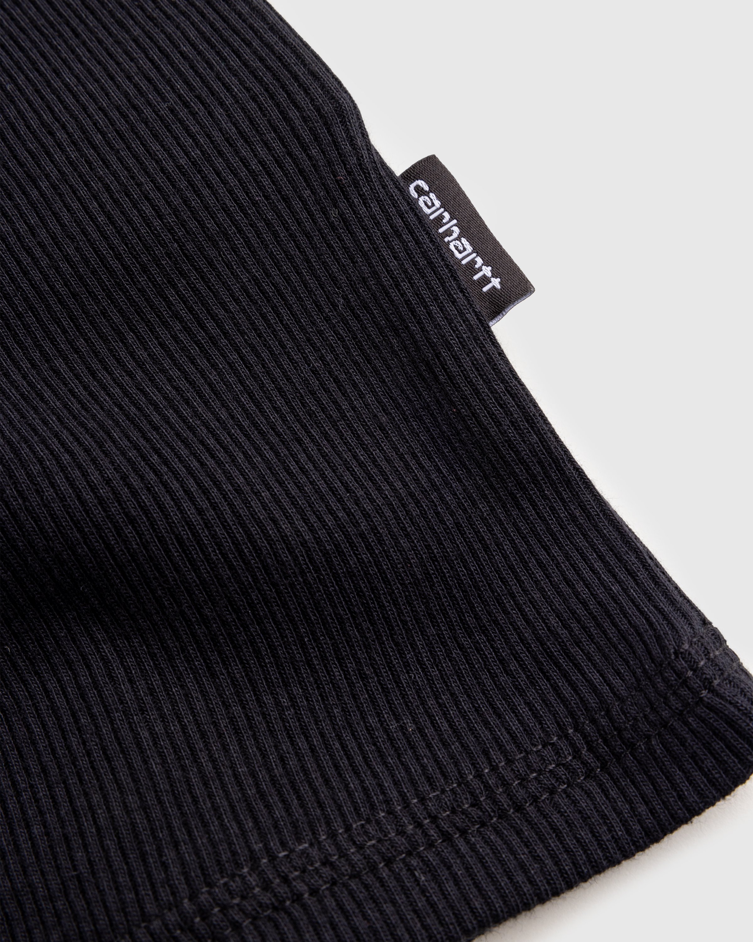 Carhartt WIP - AShirt Black + Black - Clothing - Black - Image 6