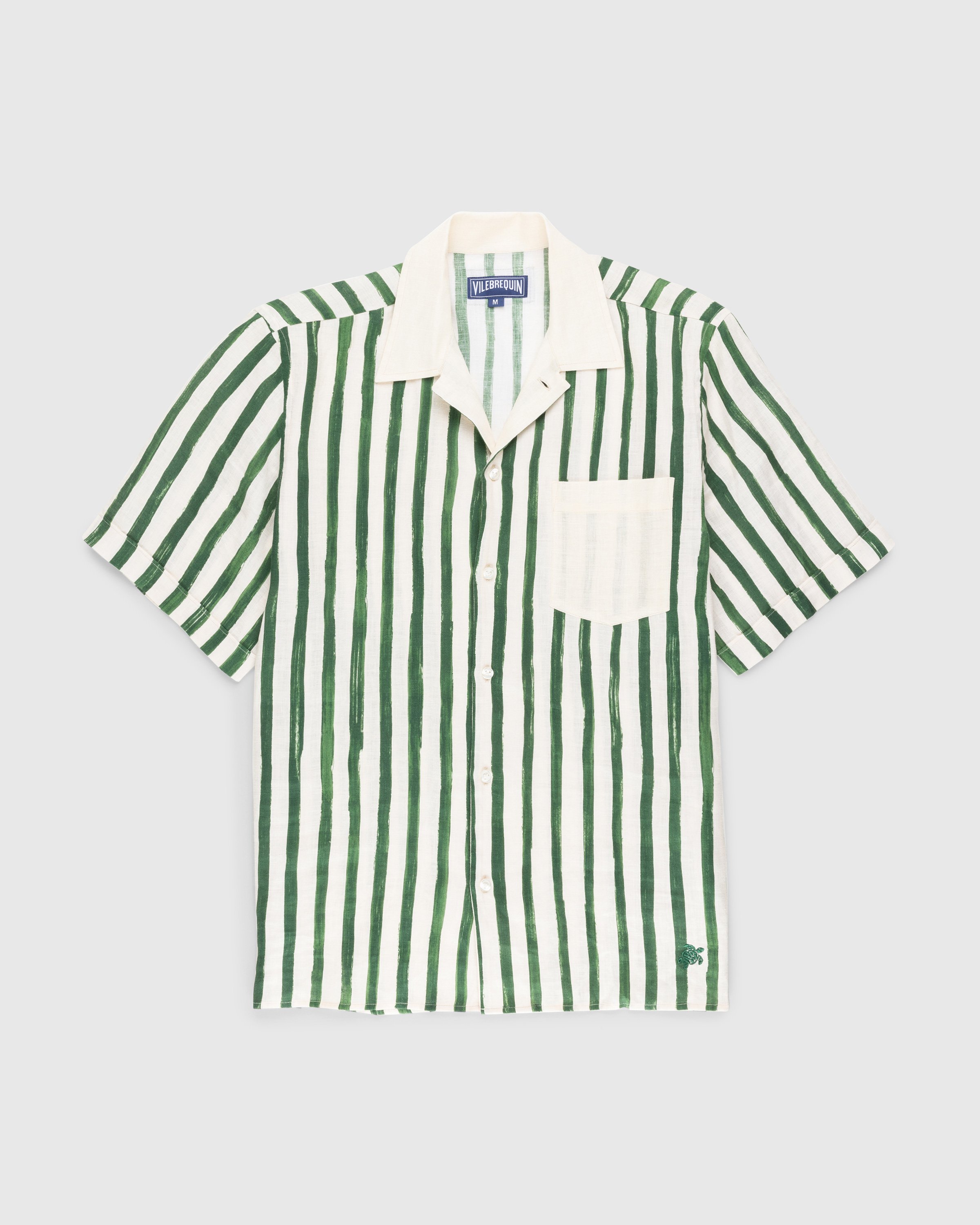 Vilebrequin x Highsnobiety - Striped Linen Shirt - Clothing - Multi - Image 1