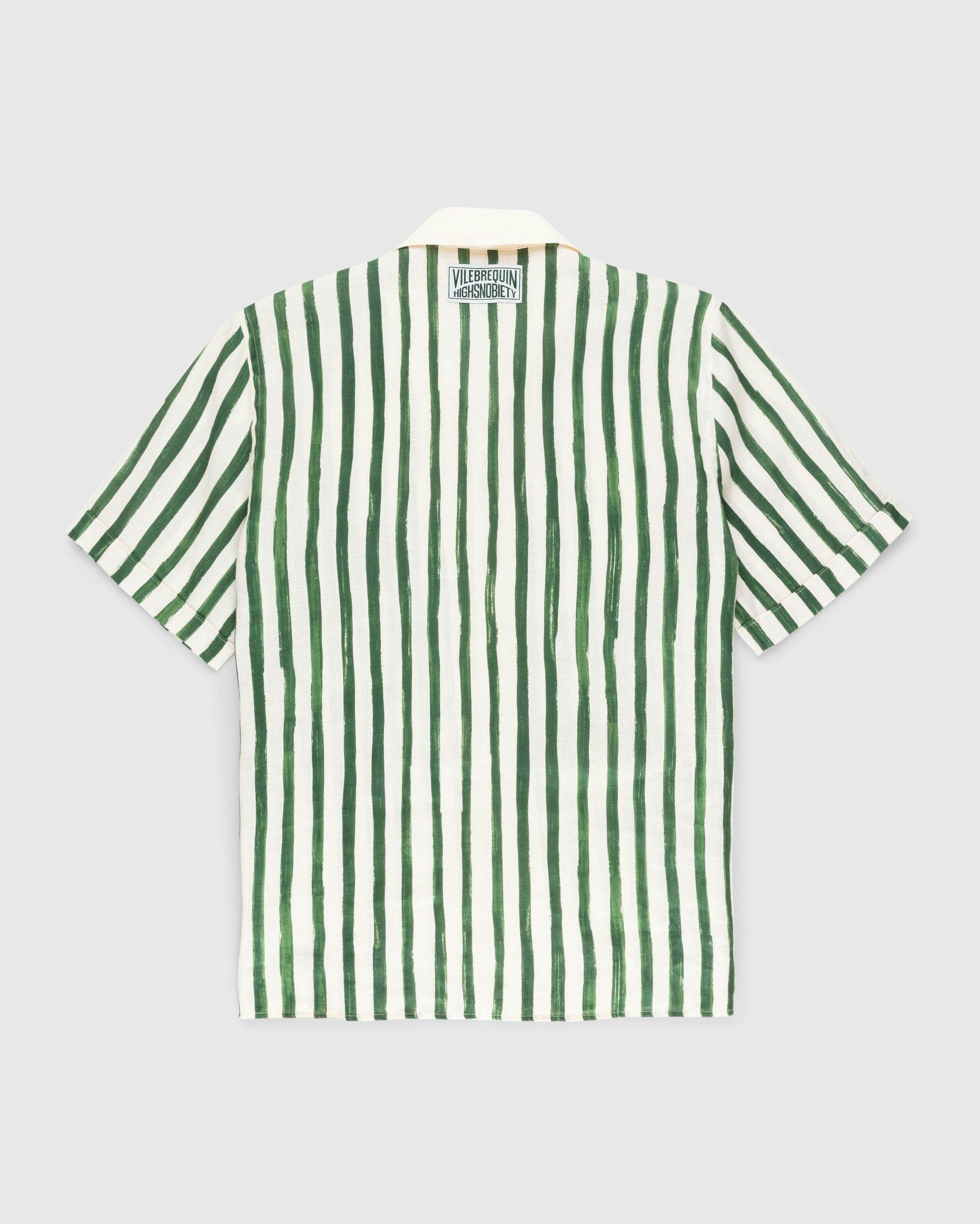 Vilebrequin x Highsnobiety - Striped Linen Shirt - Clothing - Multi - Image 2