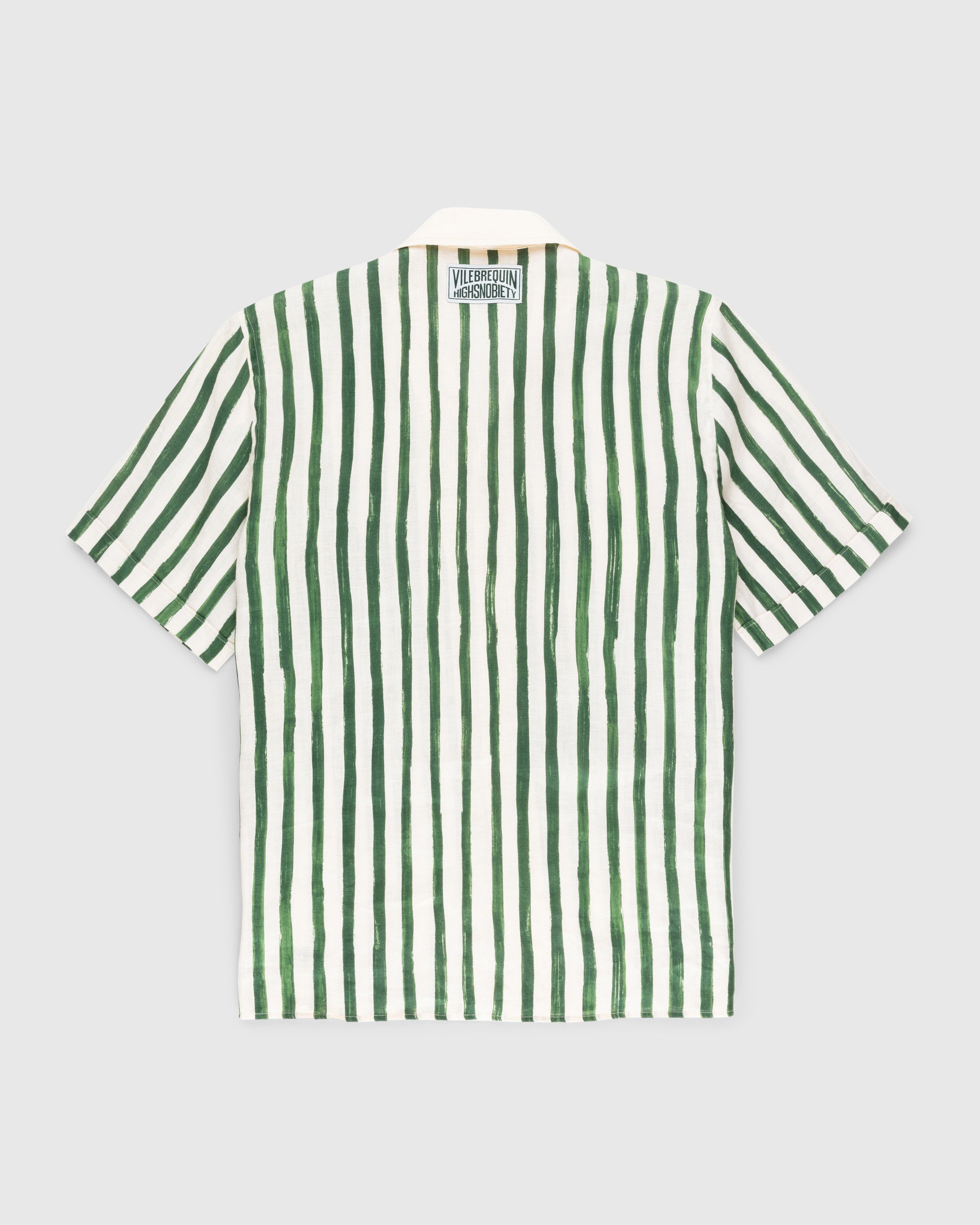 Vilebrequin x Highsnobiety - Striped Linen Shirt - Clothing - Multi - Image 2