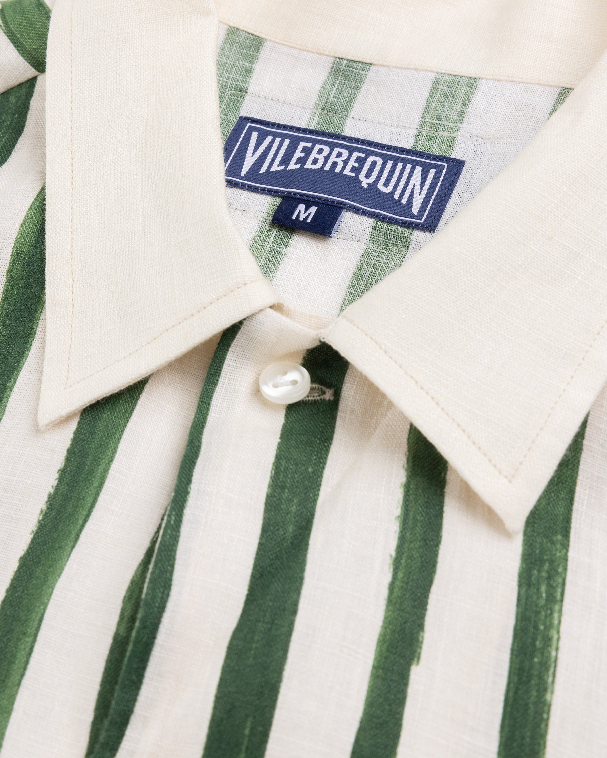 Vilebrequin x Highsnobiety - Striped Linen Shirt - Clothing - Multi - Image 5
