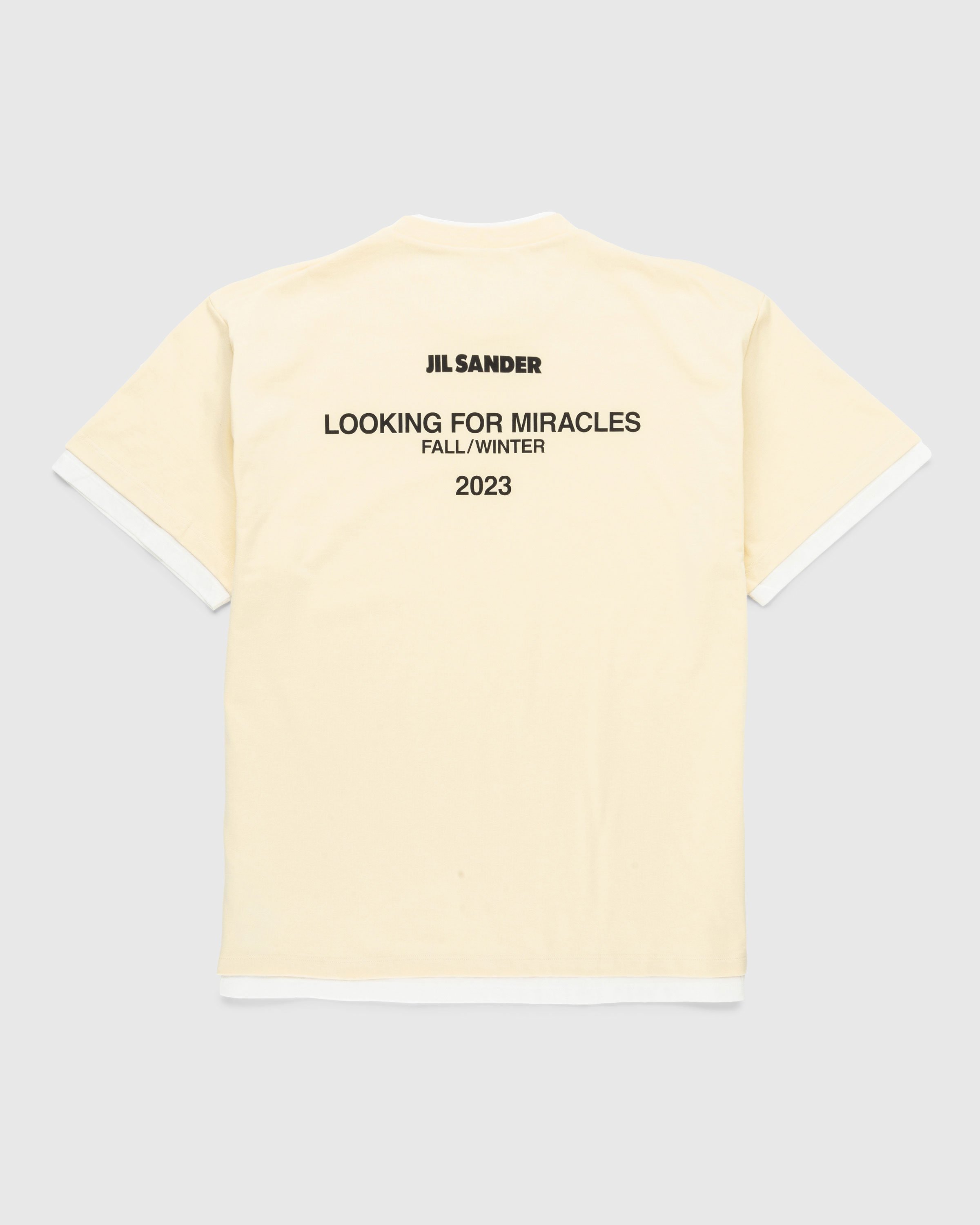 Jil Sander - Looking For Miracles T-Shirt Bone - Clothing - White - Image 1
