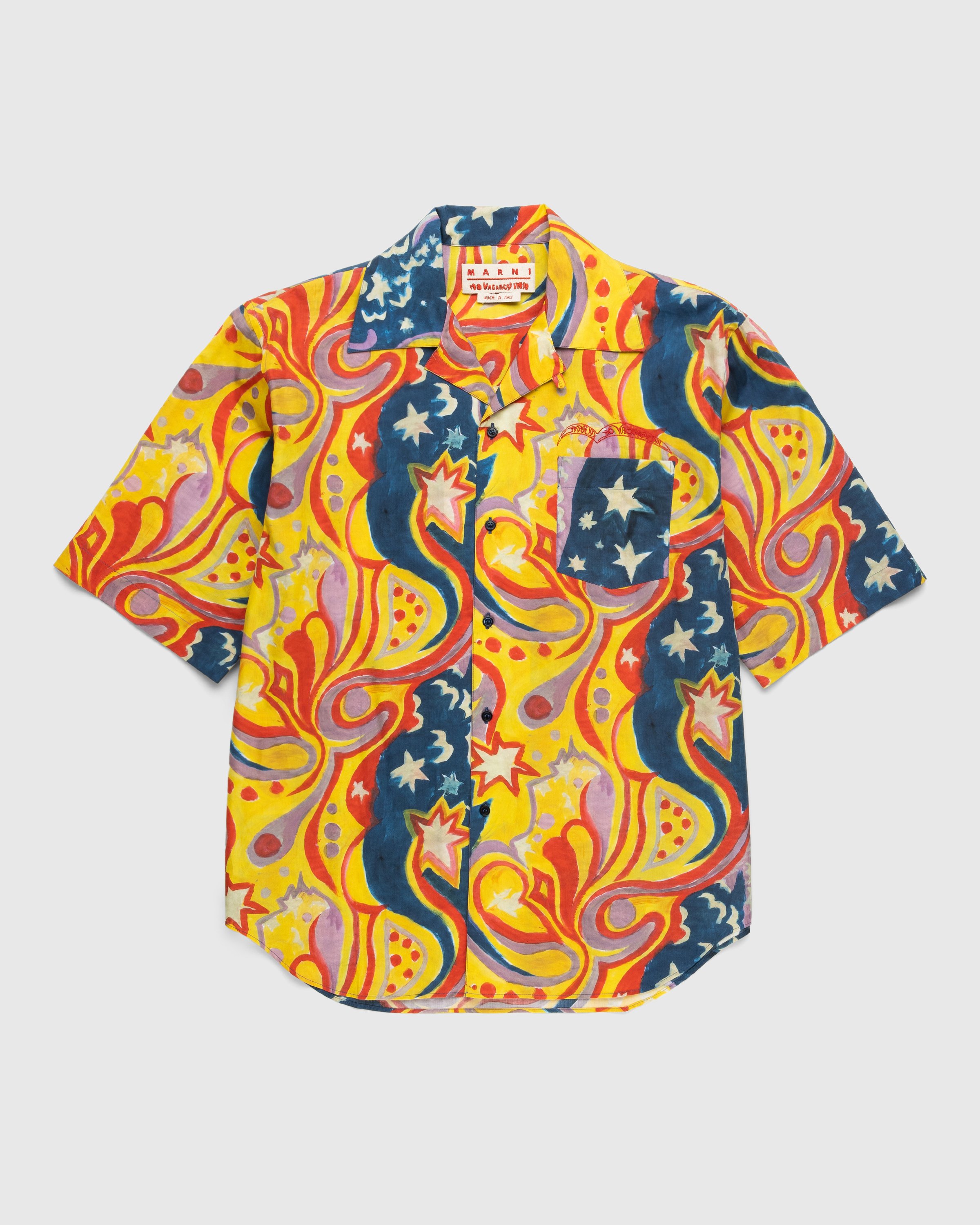 Marni x No Vacancy Inn - Poplin Bowling Shirt Multi - Clothing - Multi - Image 1