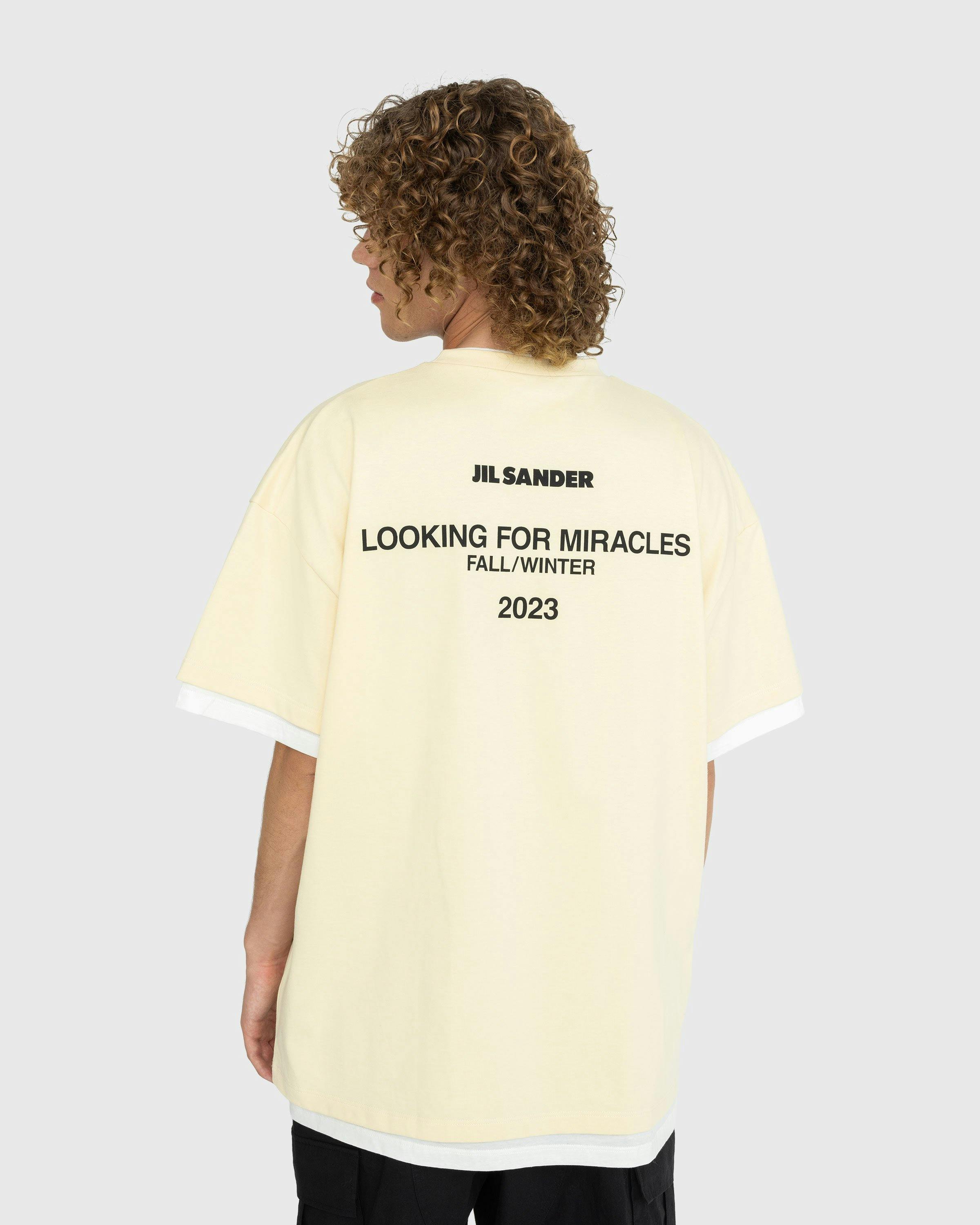 Jil Sander - Looking For Miracles T-Shirt Bone - Clothing - White - Image 3