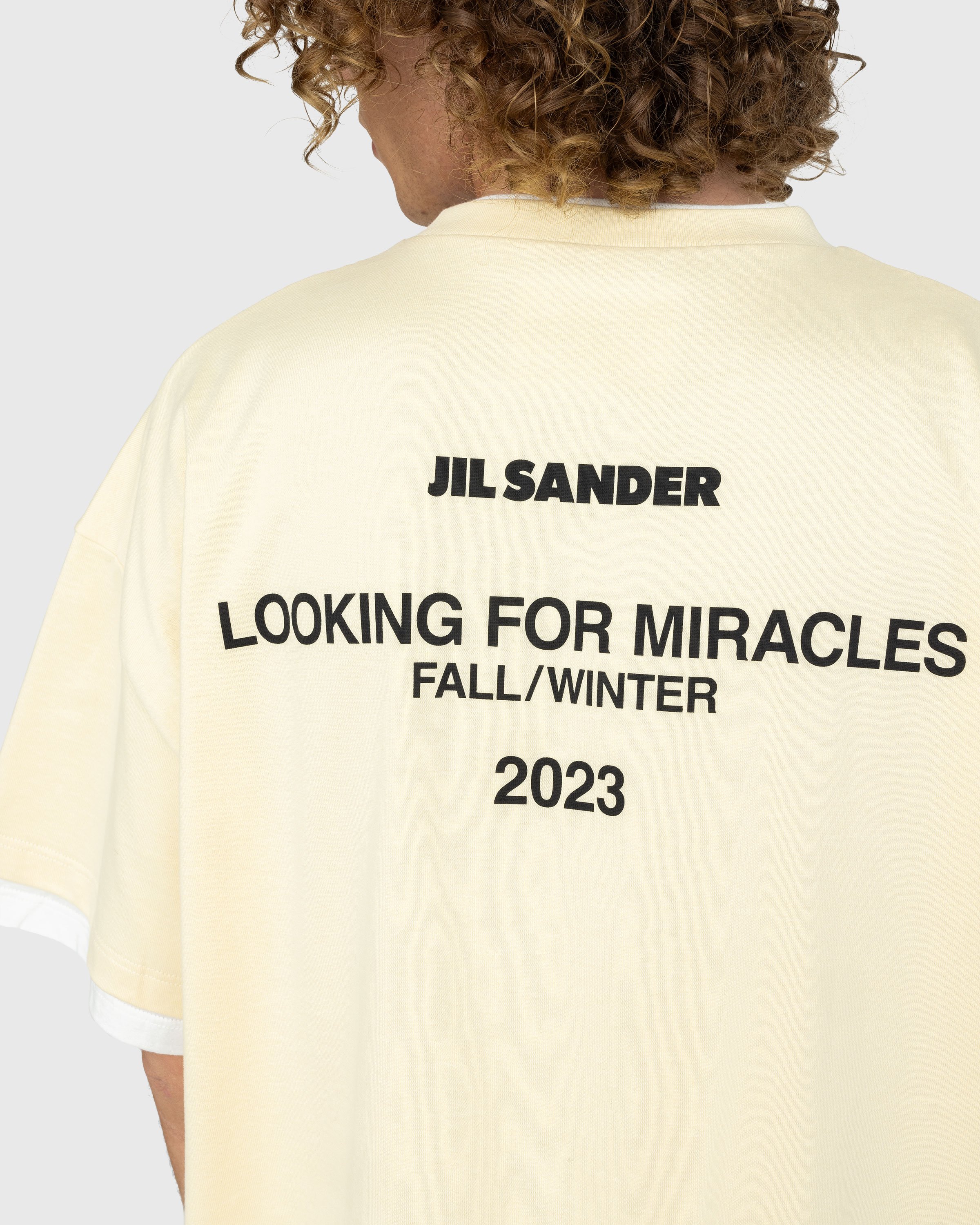 Jil Sander - Looking For Miracles T-Shirt Bone - Clothing - White - Image 4