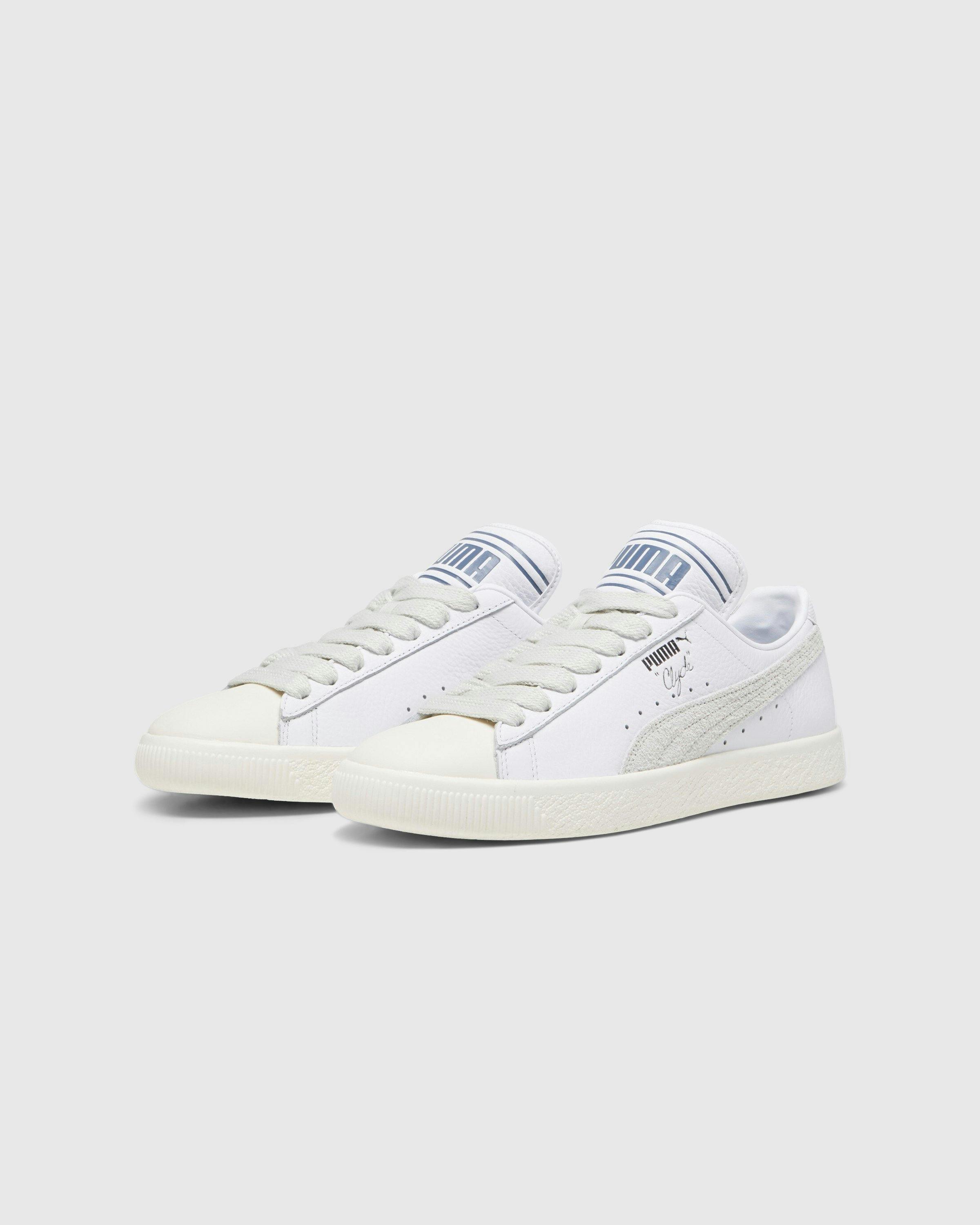 Puma - Clyde Rhuigi Pristine/Sedate Gray/White - Footwear - White - Image 3