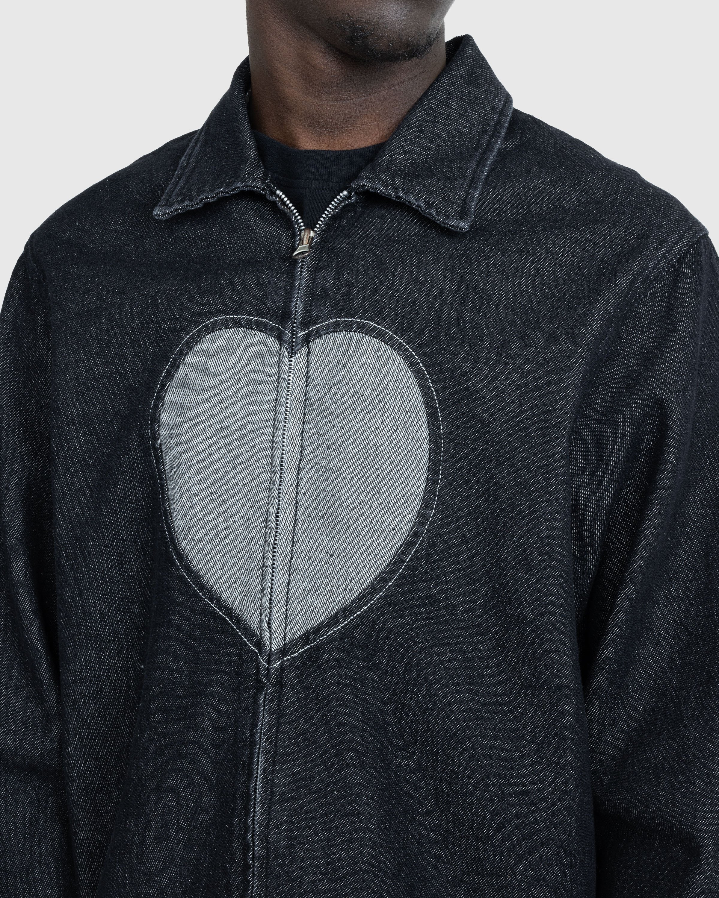 Carne Bollente - Heart Slice Jacket Washed Black - Clothing - Black - Image 4