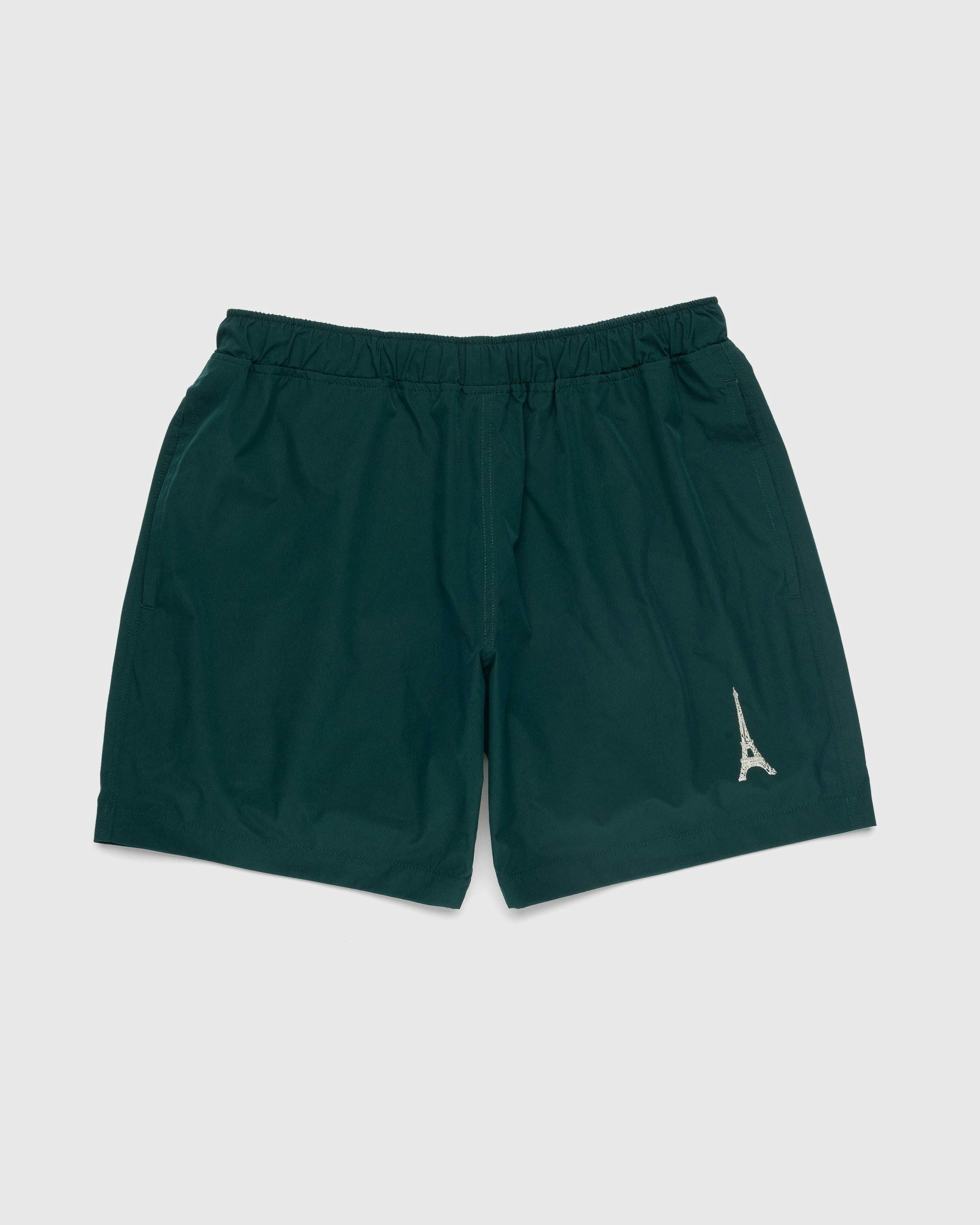 Highsnobiety - Not in Paris 5 Nylon Shorts - Clothing - Green - Image 1