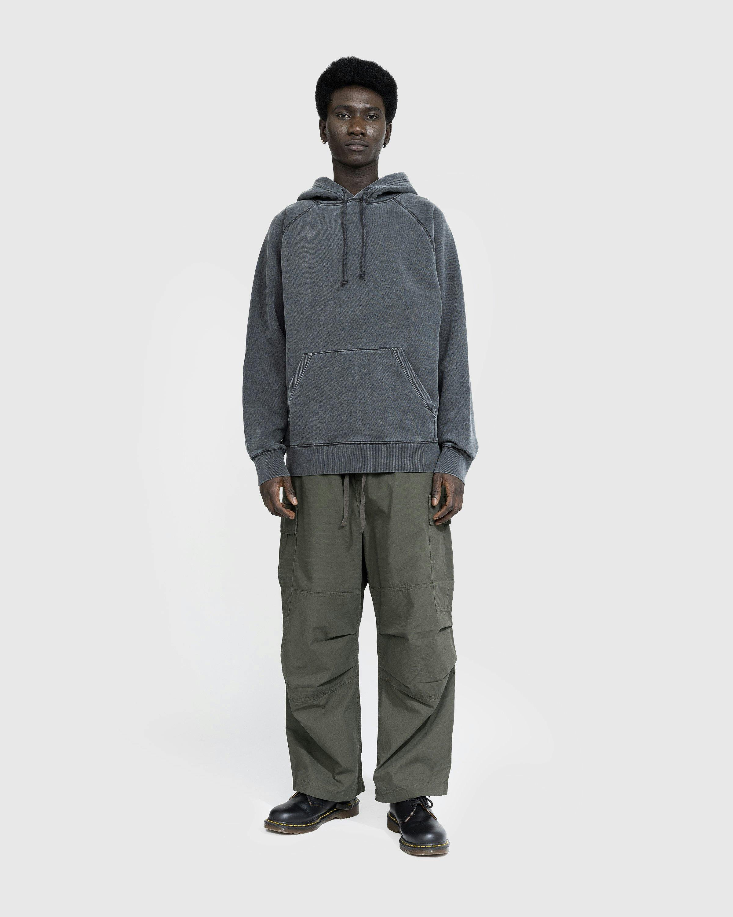 Carhartt WIP - Hooded Taos Sweat Flint/Garment-Dyed - Clothing - Grey - Image 3