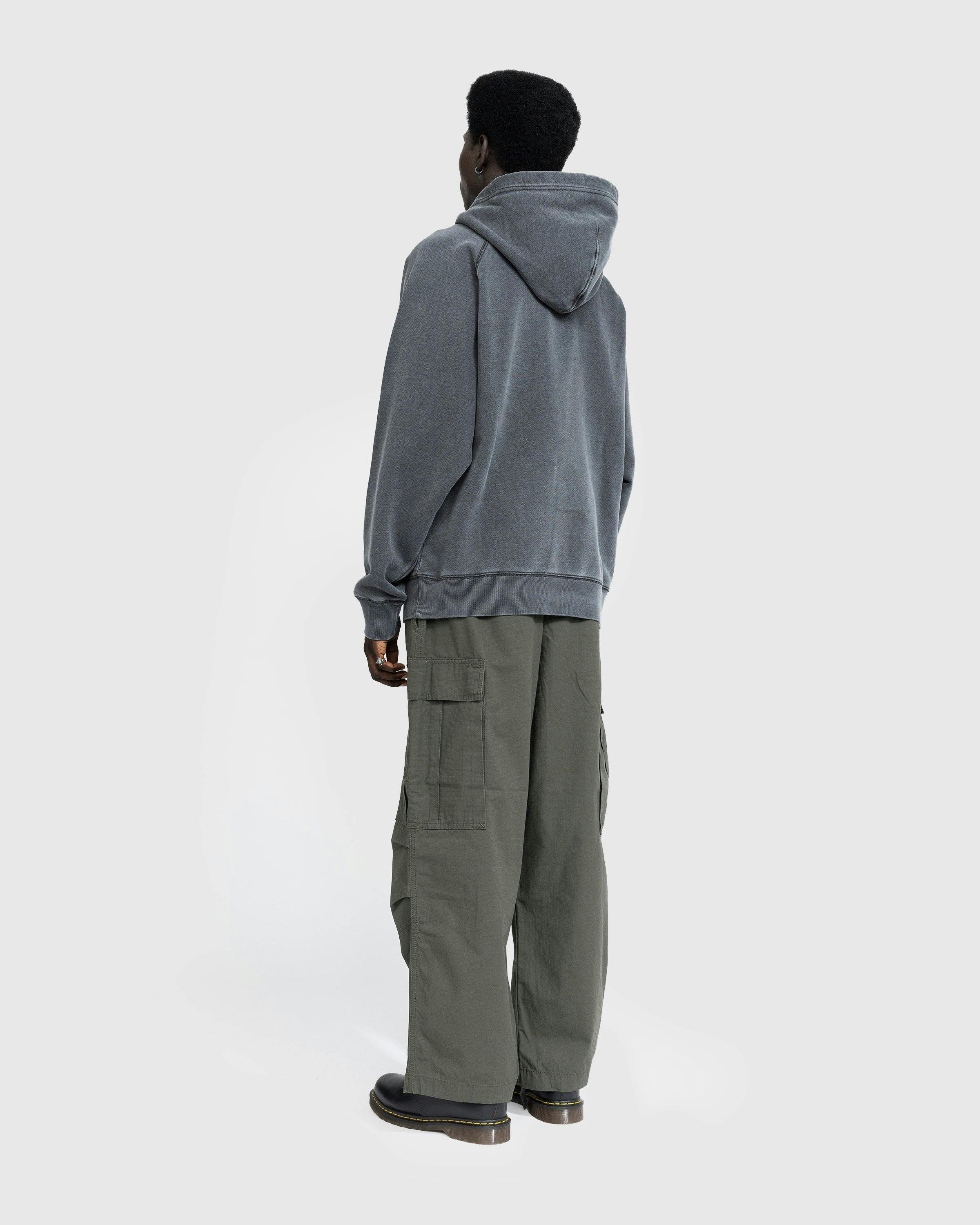 Carhartt WIP - Hooded Taos Sweat Flint/Garment-Dyed - Clothing - Grey - Image 4