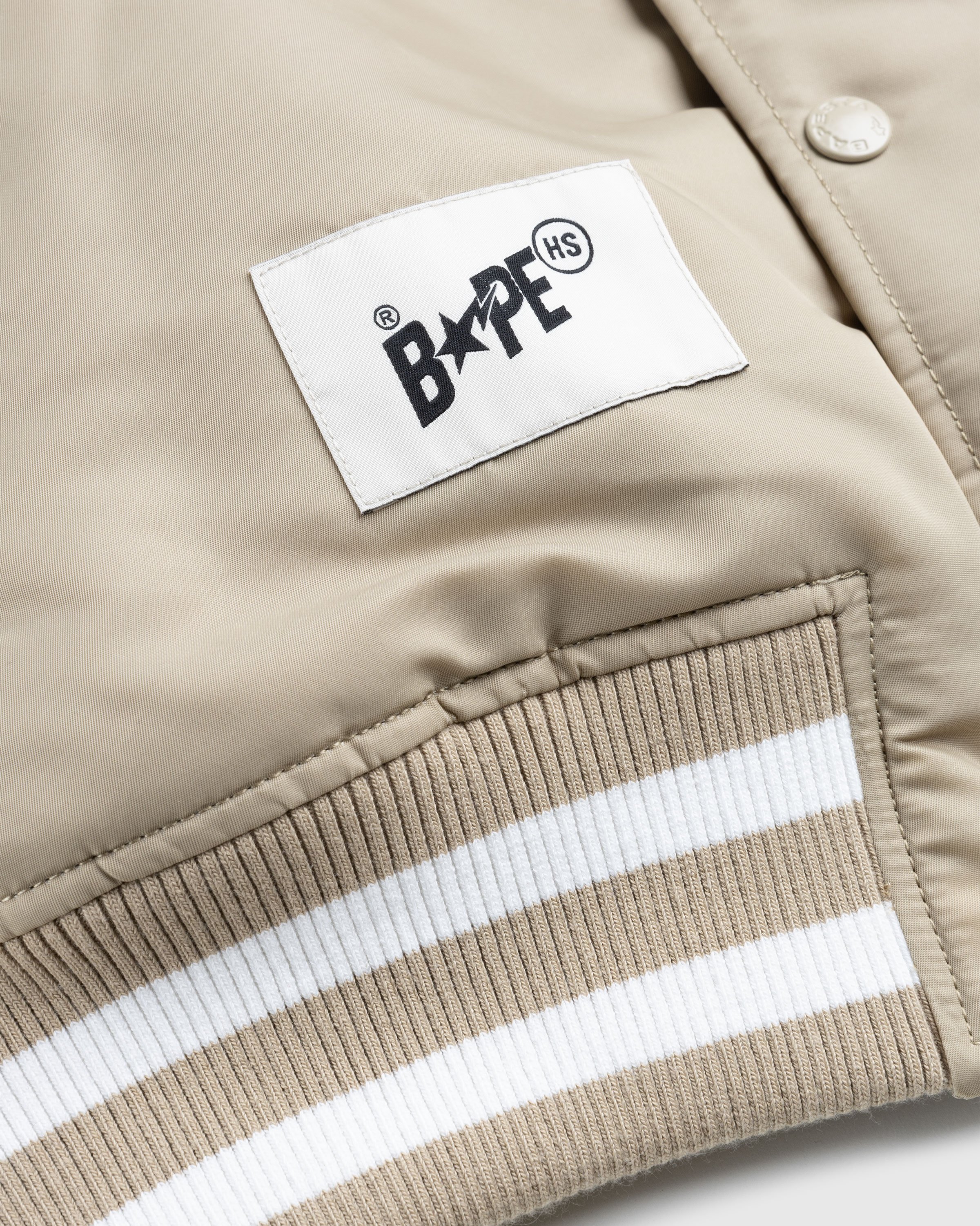 BAPE x Highsnobiety - Varsity Jacket Beige - Clothing - Beige - Image 8