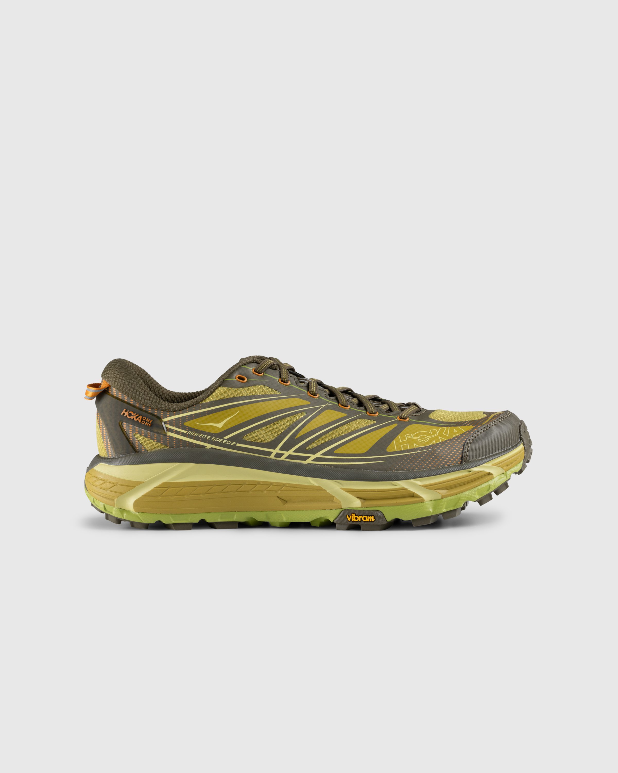 HOKA - Mafate Speed 2 Dark Olive/Golden Lichen - Footwear - Green - Image 1