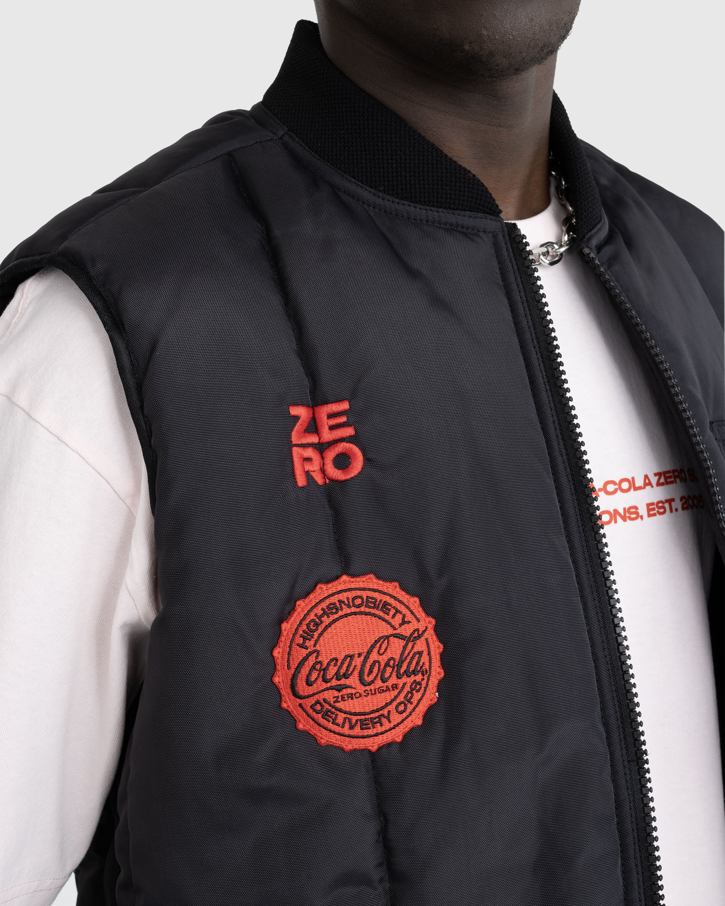 Highsnobiety x Coca-Cola Zero Sugar - RefrigiWear Iron-Tuff® Vest - Clothing - Black - Image 5