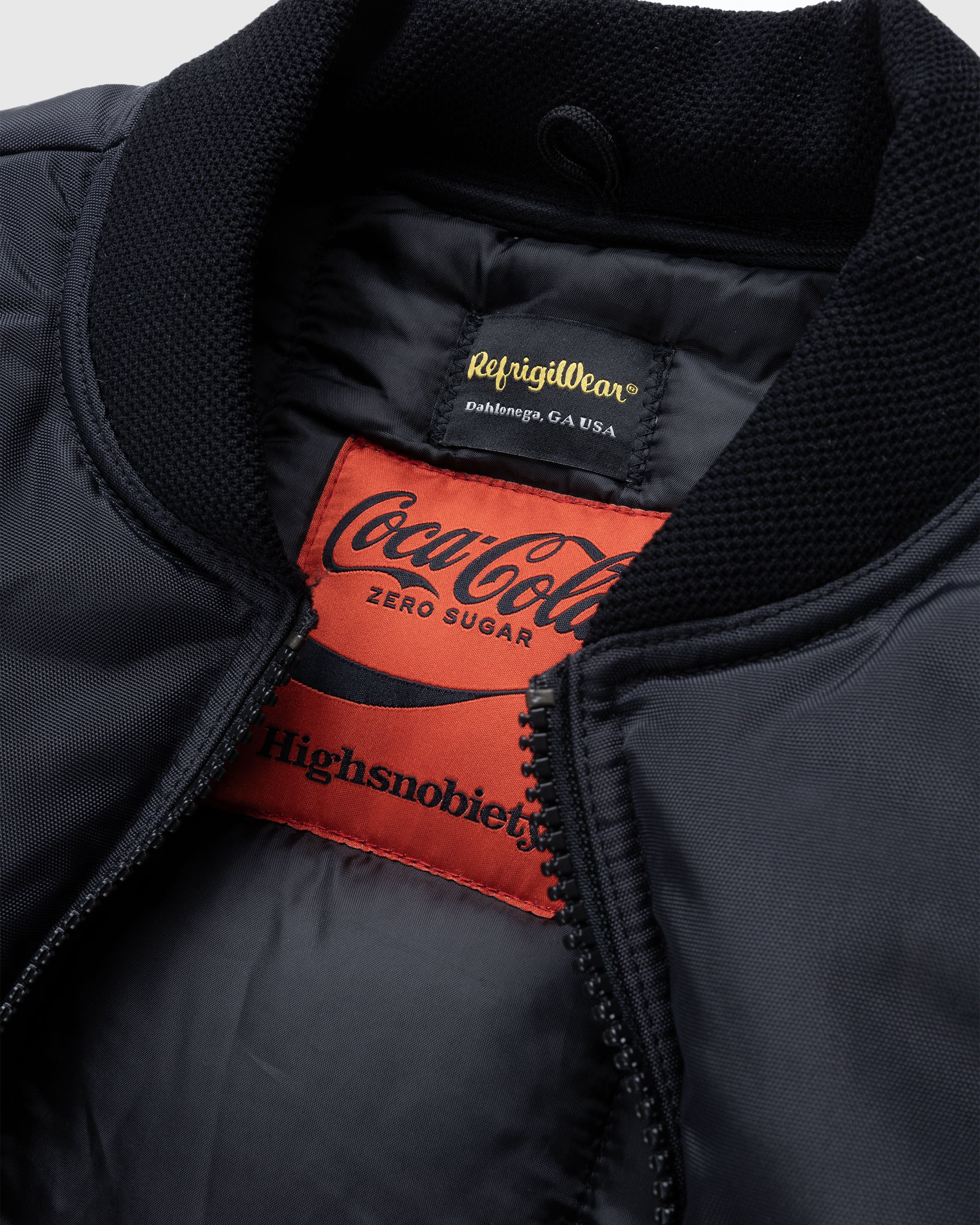 Highsnobiety x Coca-Cola Zero Sugar - RefrigiWear Iron-Tuff® Vest - Clothing - Black - Image 6
