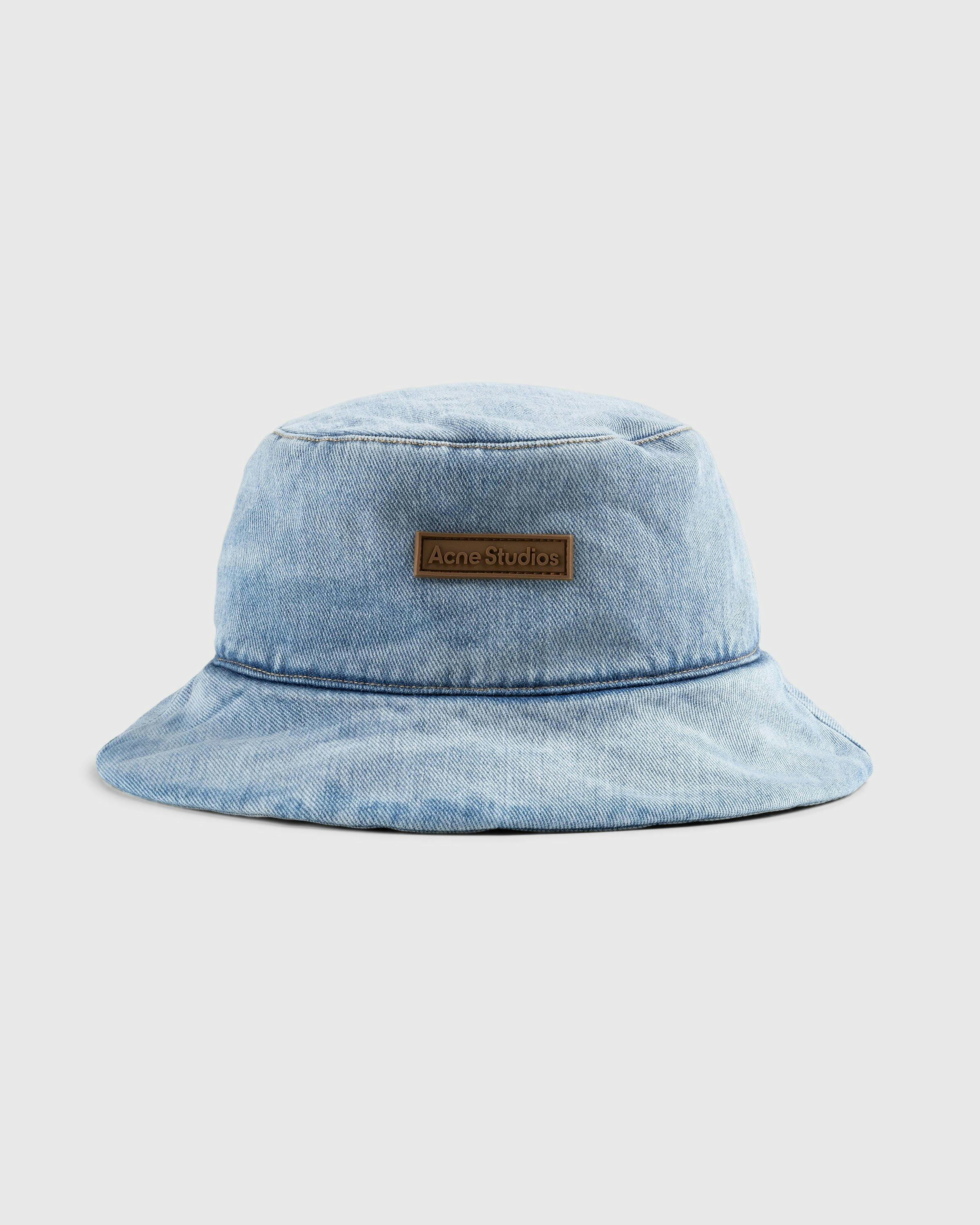 Acne Studios - Fuzzy Bucket Hat Blue  - Accessories - Blue - Image 1