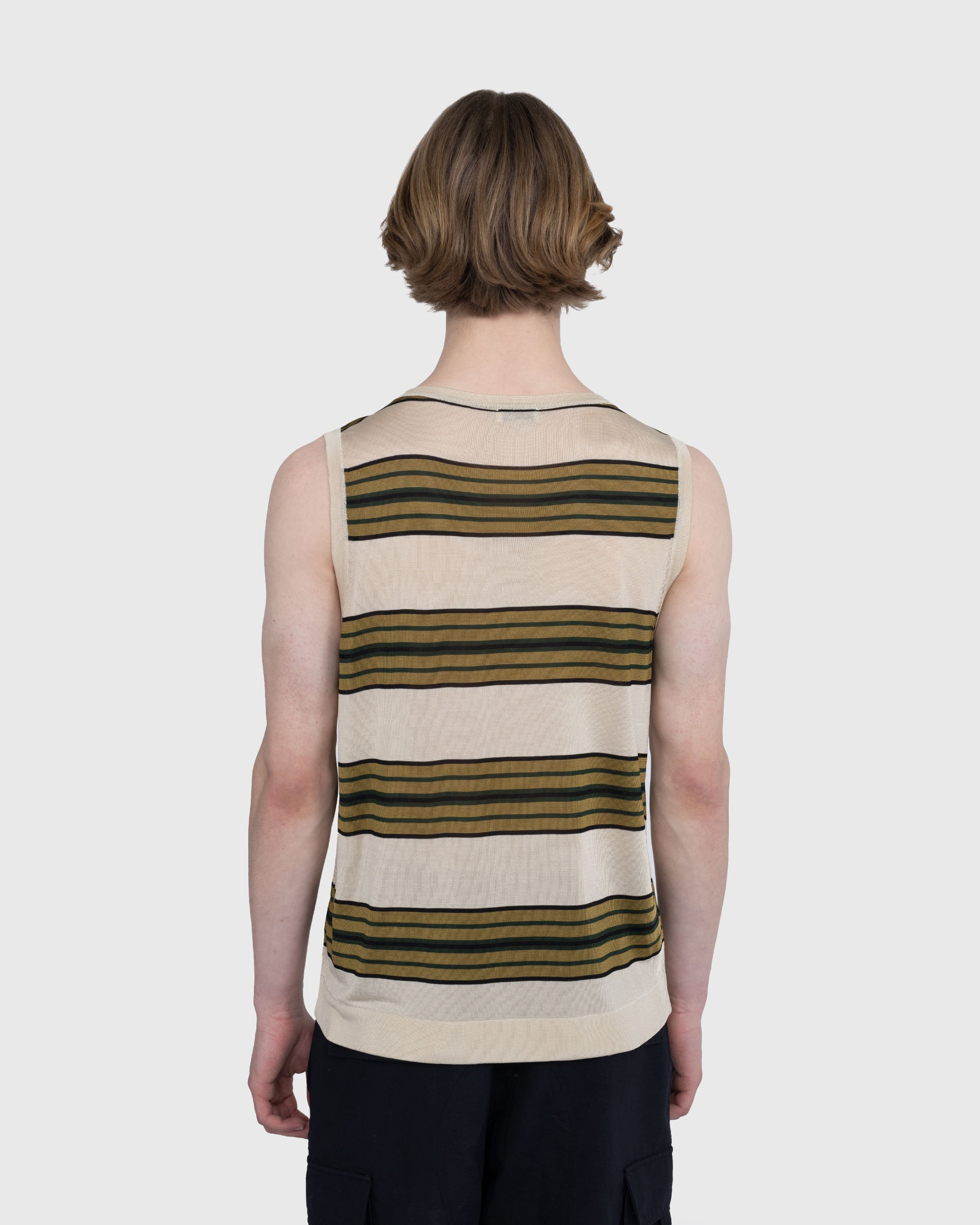 Dries van Noten - Milenco Striped Tank Top Vanille - Clothing - Beige - Image 3