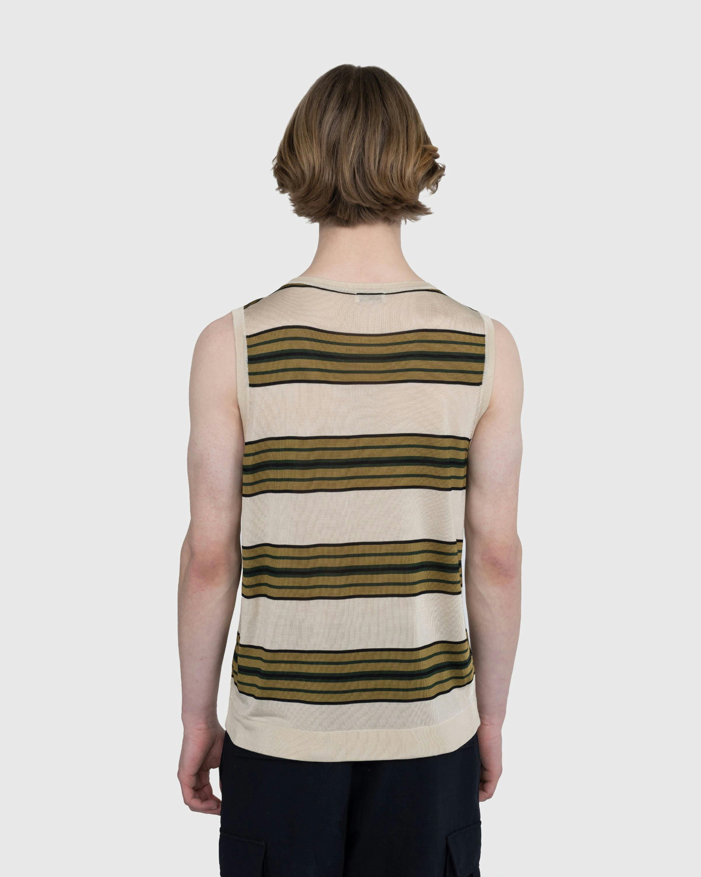 Dries van Noten - Milenco Striped Tank Top Vanille - Clothing - Beige - Image 3