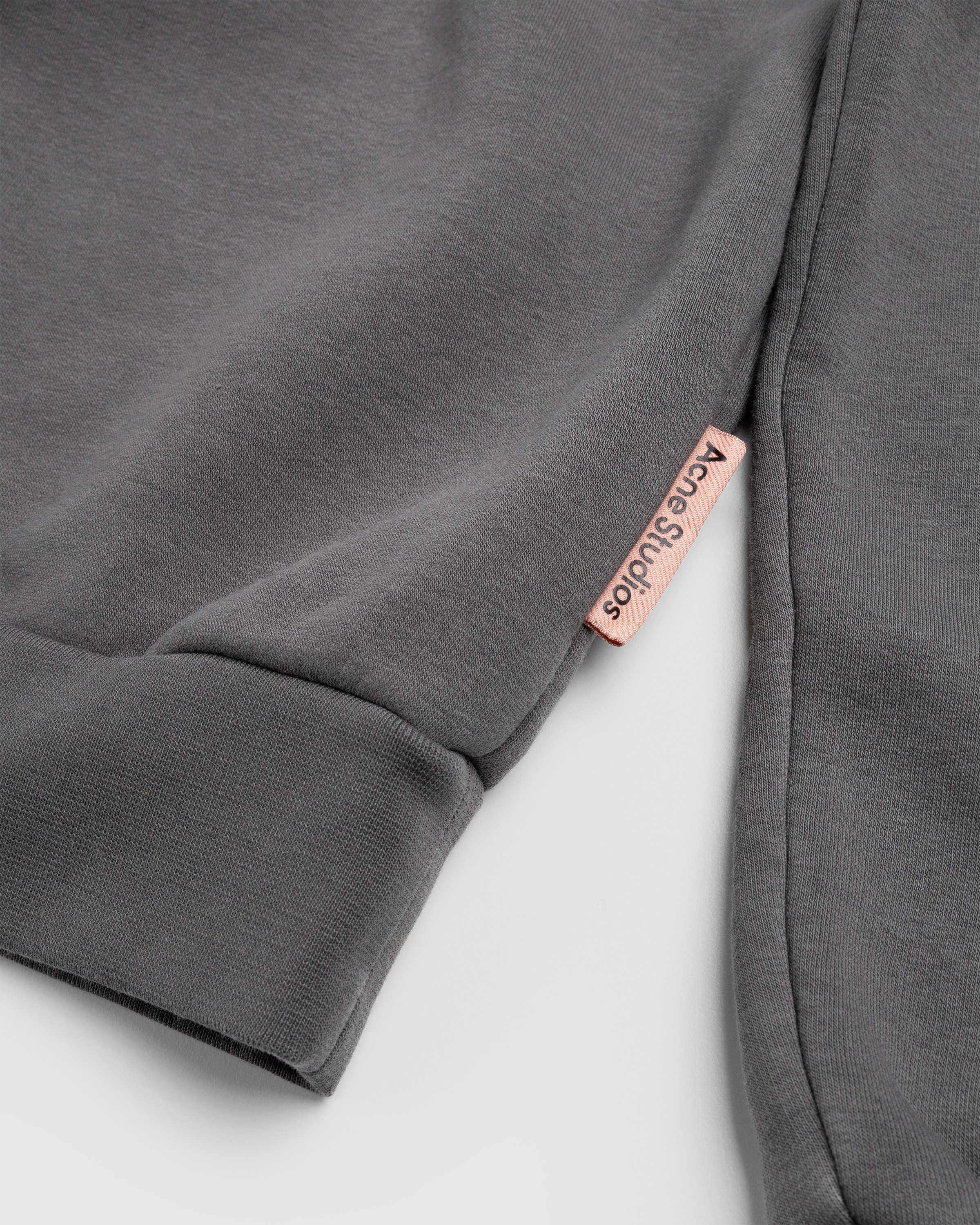 Acne Studios - Zippered Sweater Mud Grey - Clothing - Grey - Image 6