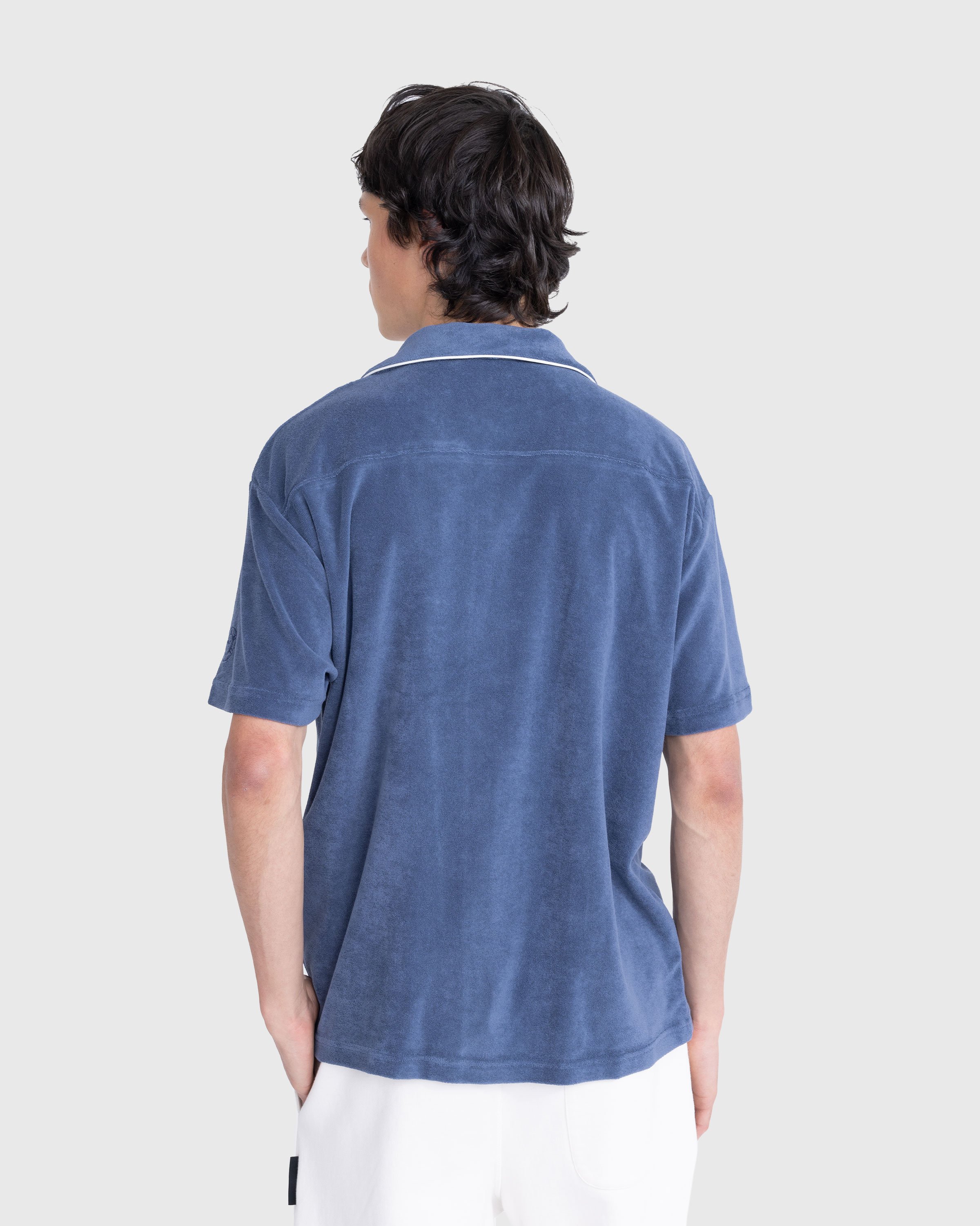 Puma - Rhuigi Short-Sleeve Button-Down Shirt Inky Blue - Clothing - Blue - Image 3