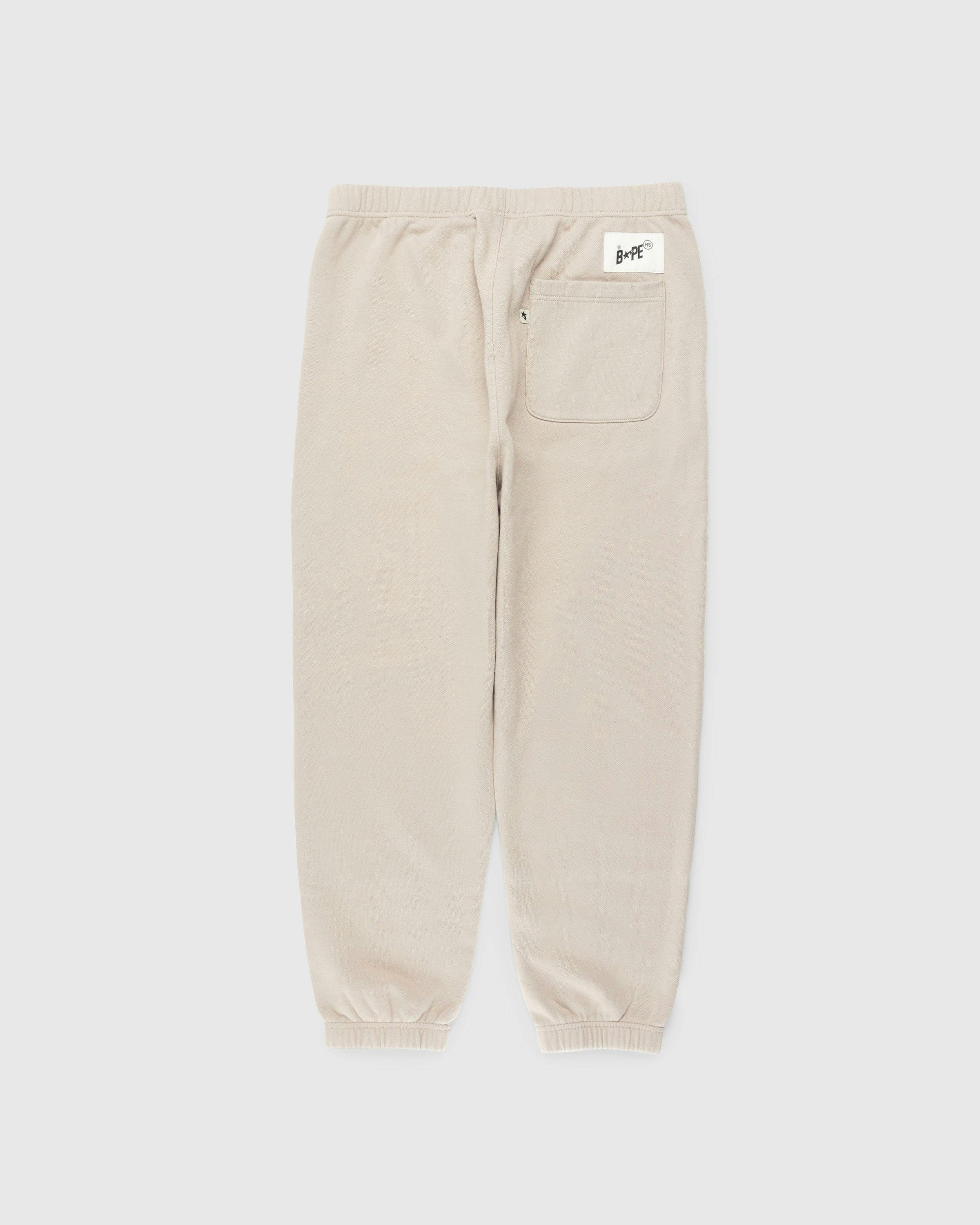 BAPE x Highsnobiety - Heavy Washed Sweat Pants Beige - Clothing - Beige - Image 2