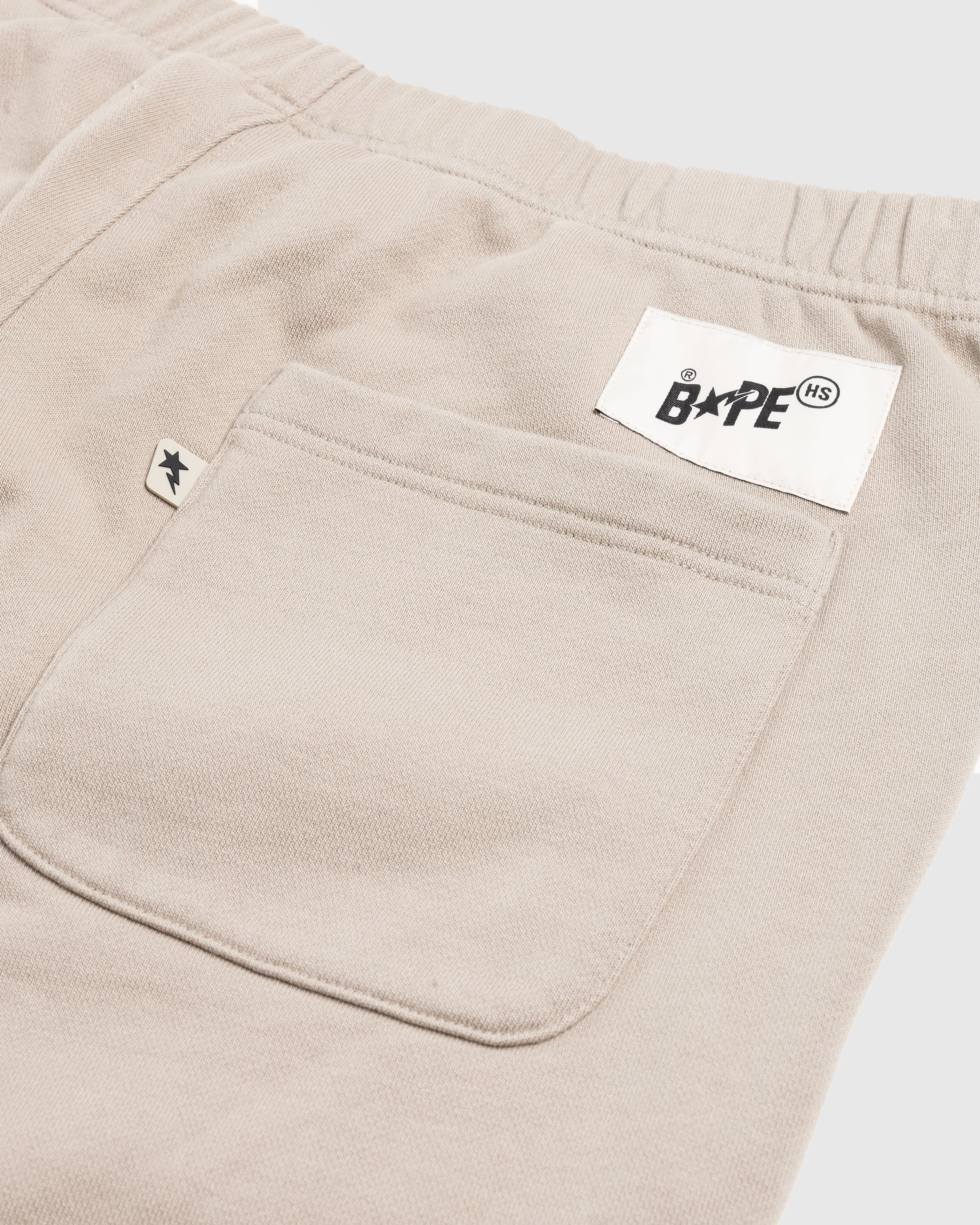 BAPE x Highsnobiety - Heavy Washed Sweat Pants Beige - Clothing - Beige - Image 6