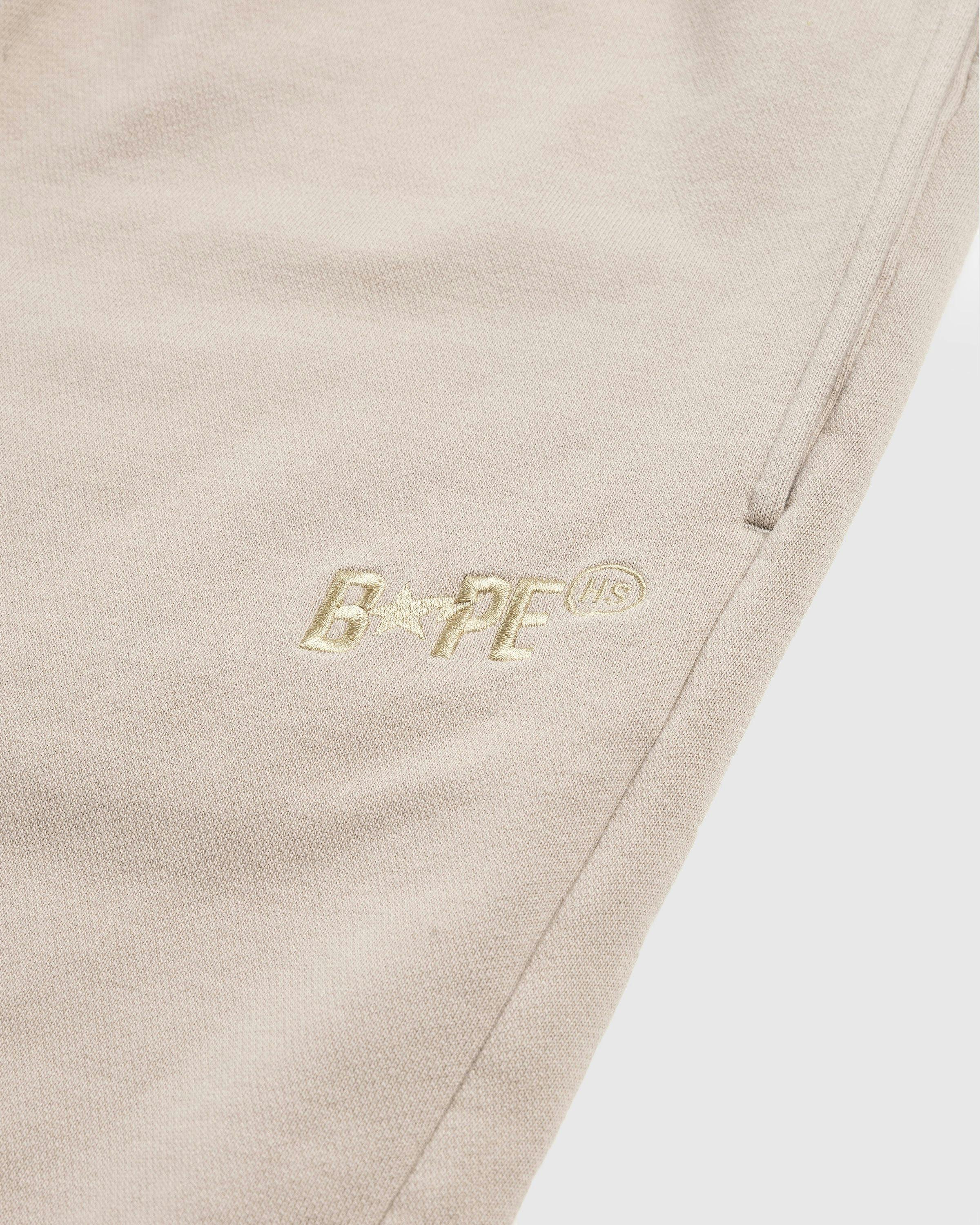 BAPE x Highsnobiety - Heavy Washed Sweat Pants Beige - Clothing - Beige - Image 7