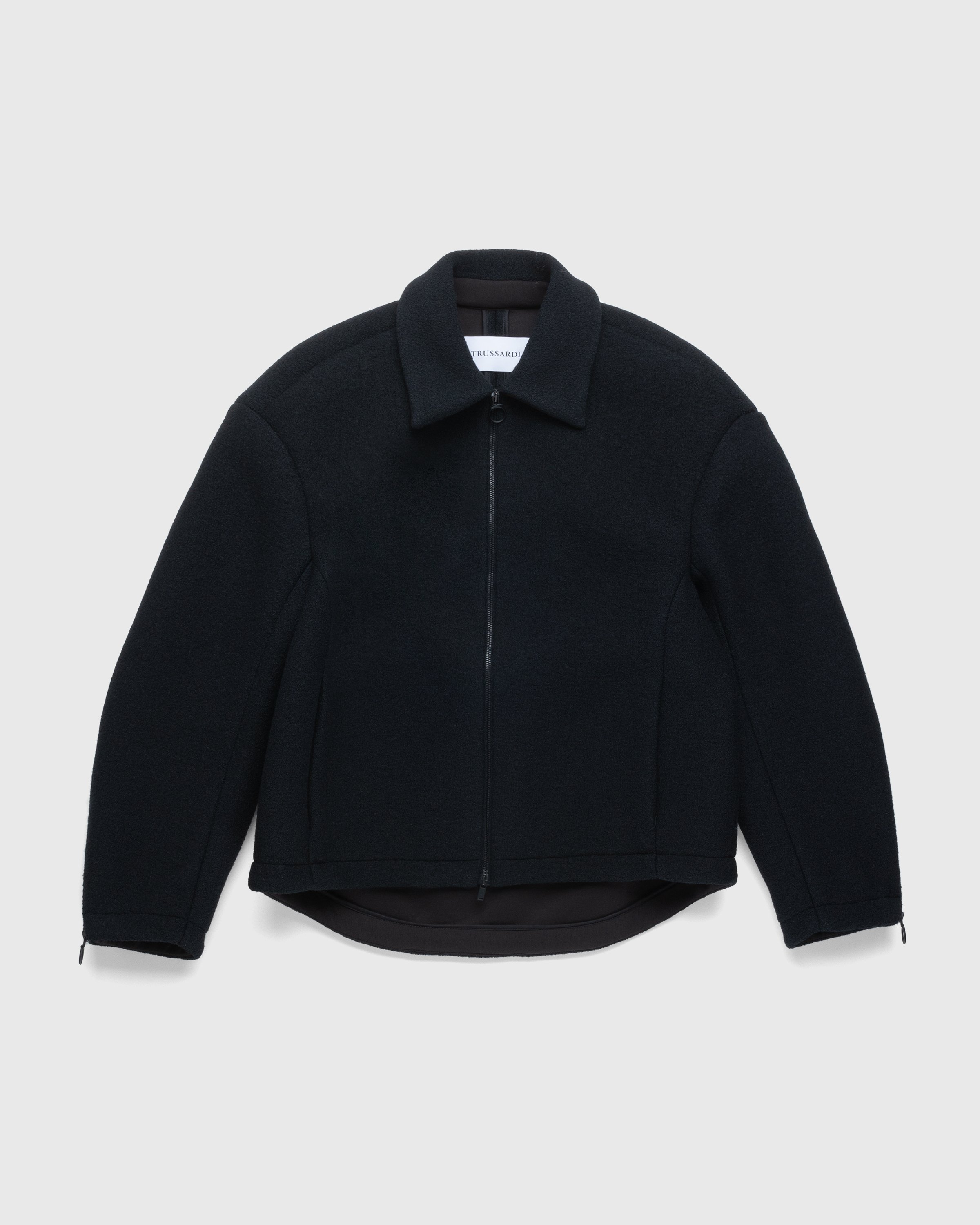 Trussardi - Boucle Jersey Scuba Jacket Black - Clothing - Black - Image 1