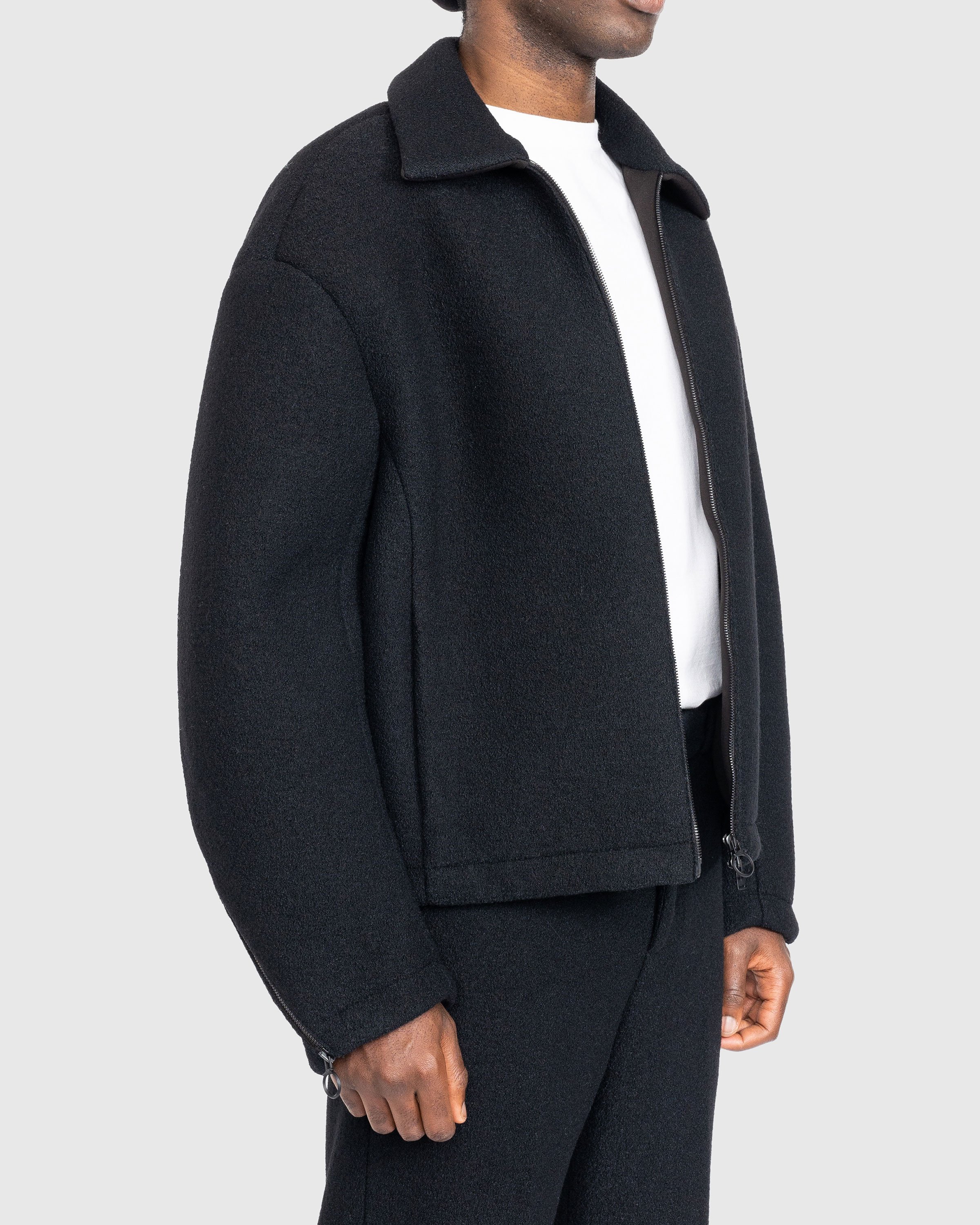 Trussardi - Boucle Jersey Scuba Jacket Black - Clothing - Black - Image 3