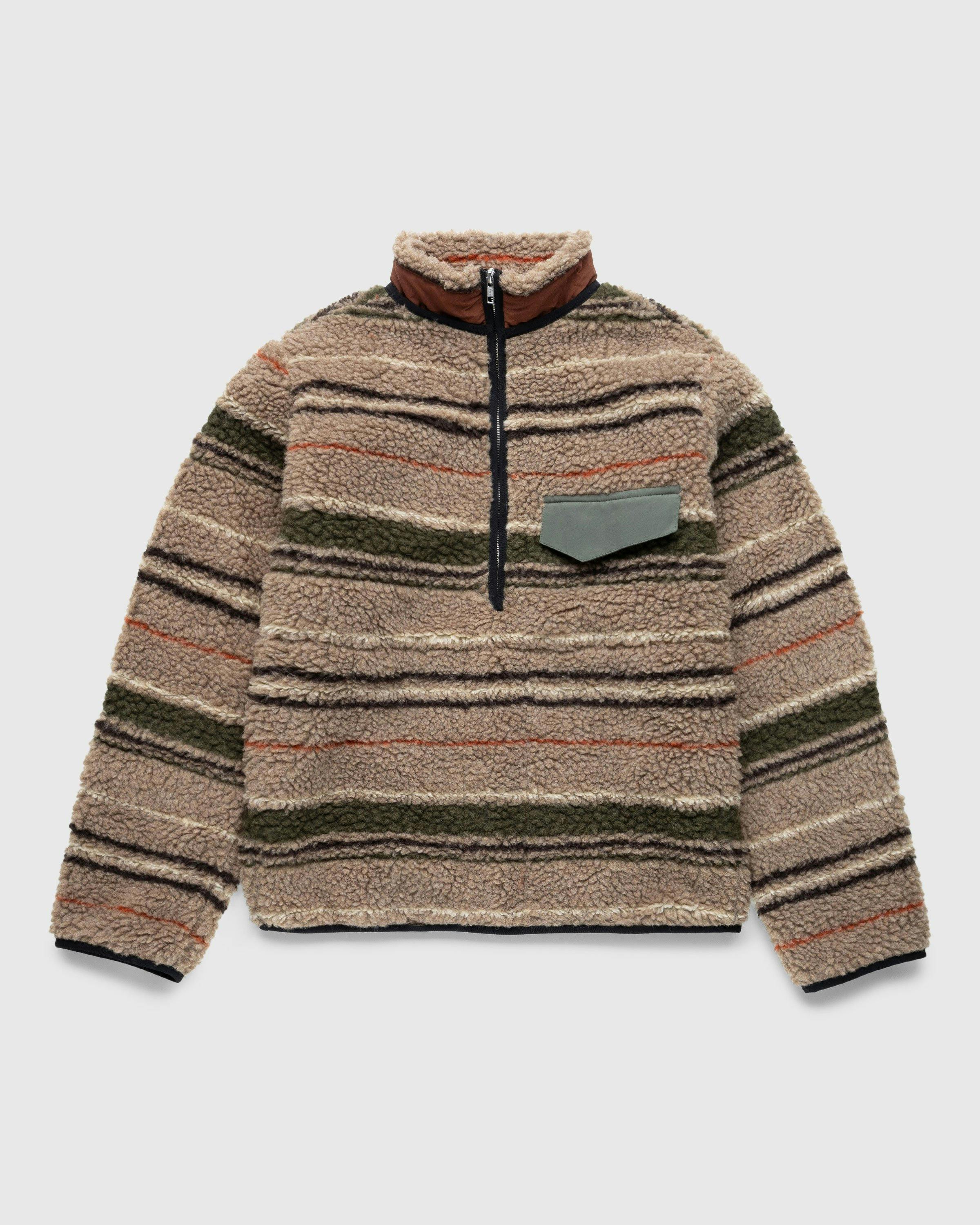 RANRA - Thjorsar Striped Pullover Brown - Clothing - Grey - Image 1