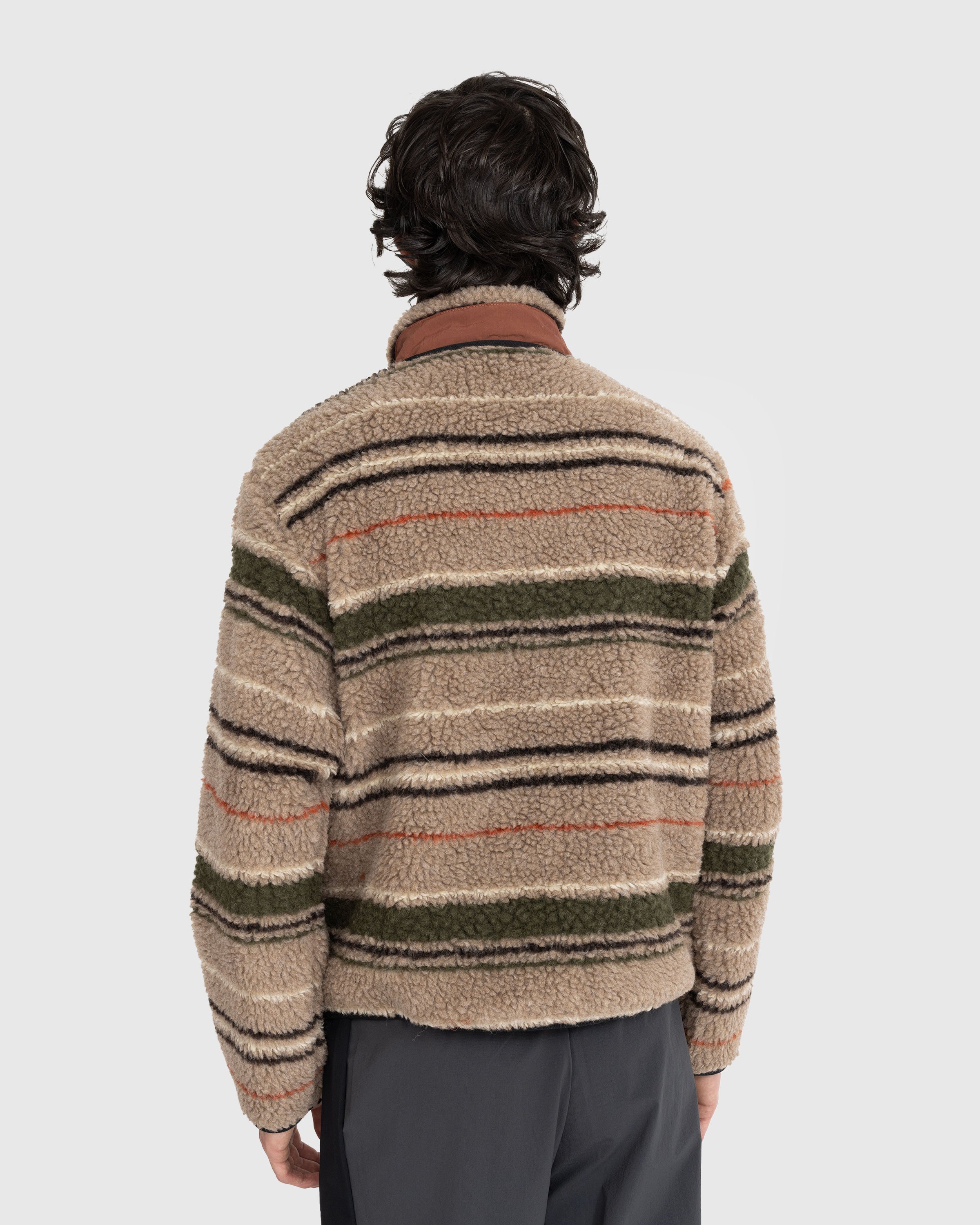 RANRA - Thjorsar Striped Pullover Brown - Clothing - Grey - Image 3