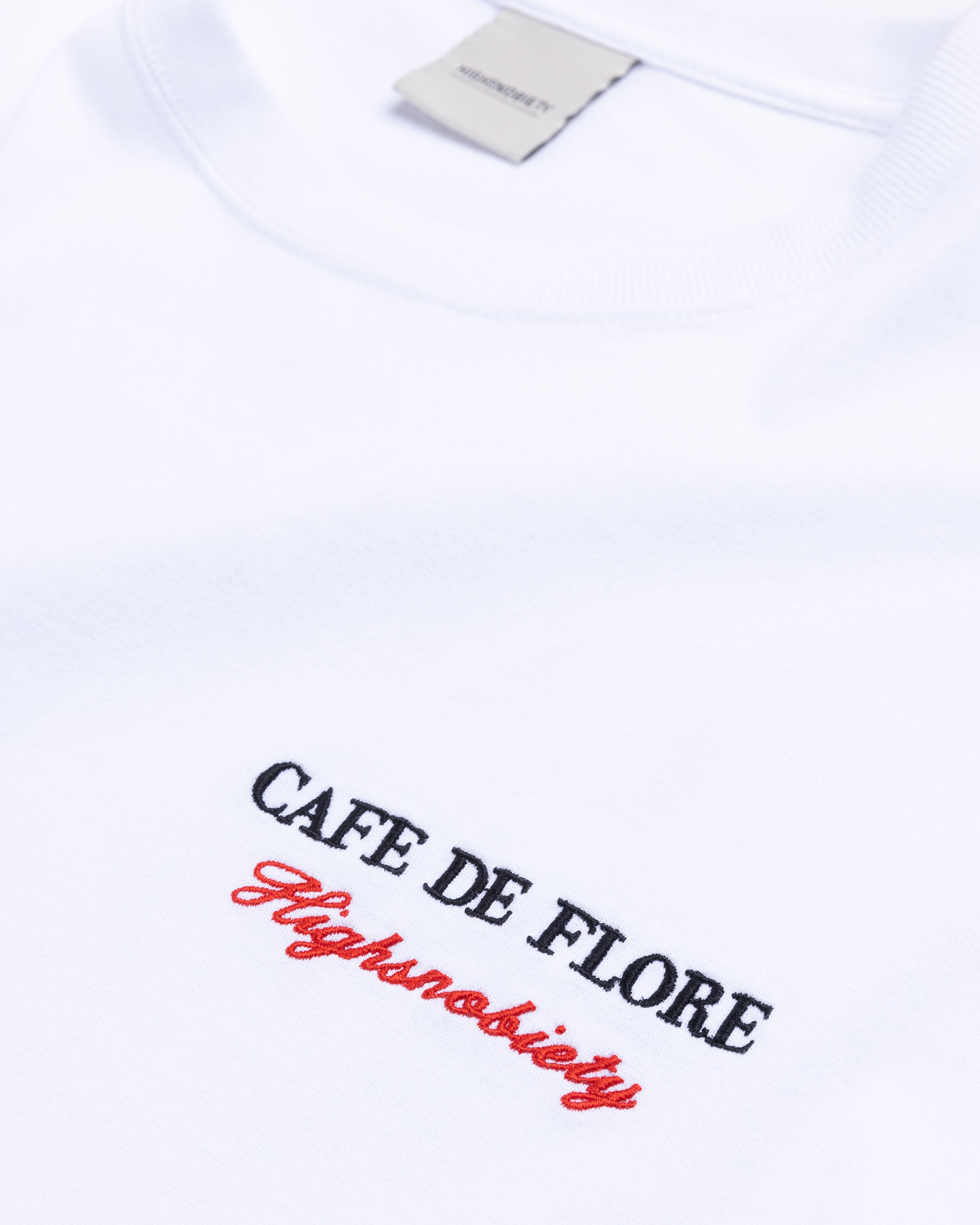 Café de Flore x Highsnobiety - Short Sleeve T-Shirt White - Clothing - White - Image 6