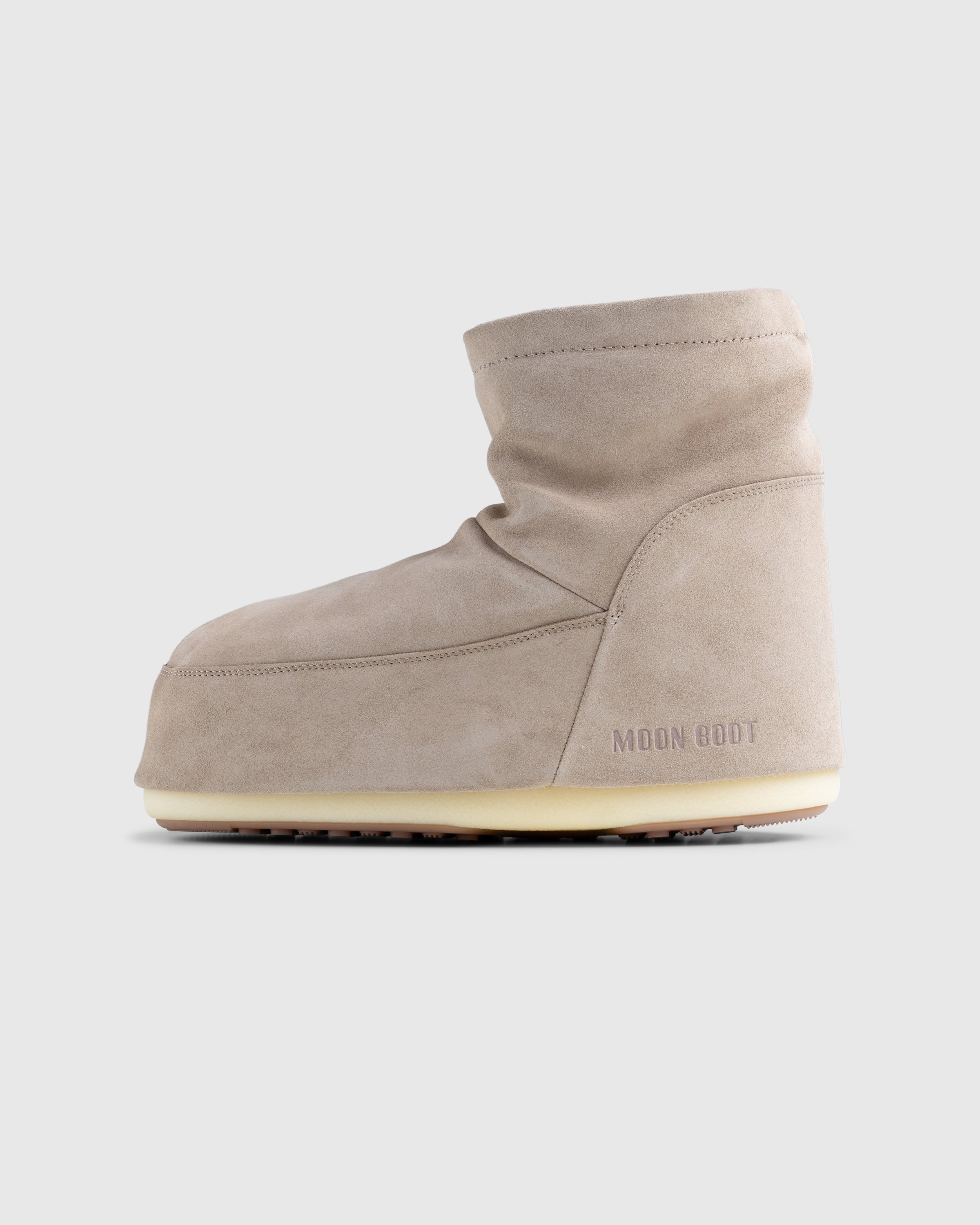 Moon Boot - Icon Low No Lace Boots Sand Suede - Footwear - Beige - Image 3